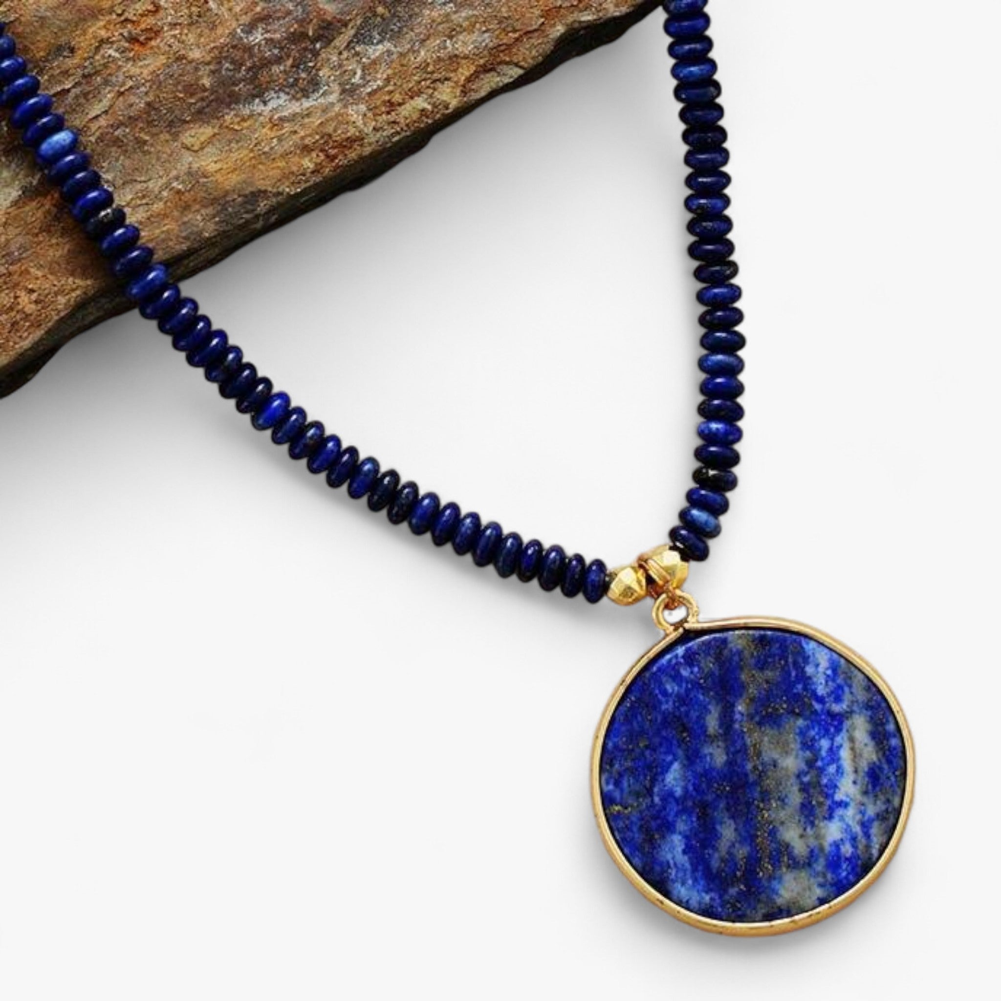 Collana Ronda in Lapislazzuli Curativo MidnightMoon - - necklace NECKLACES Necklaces for Women - Concept Palermo