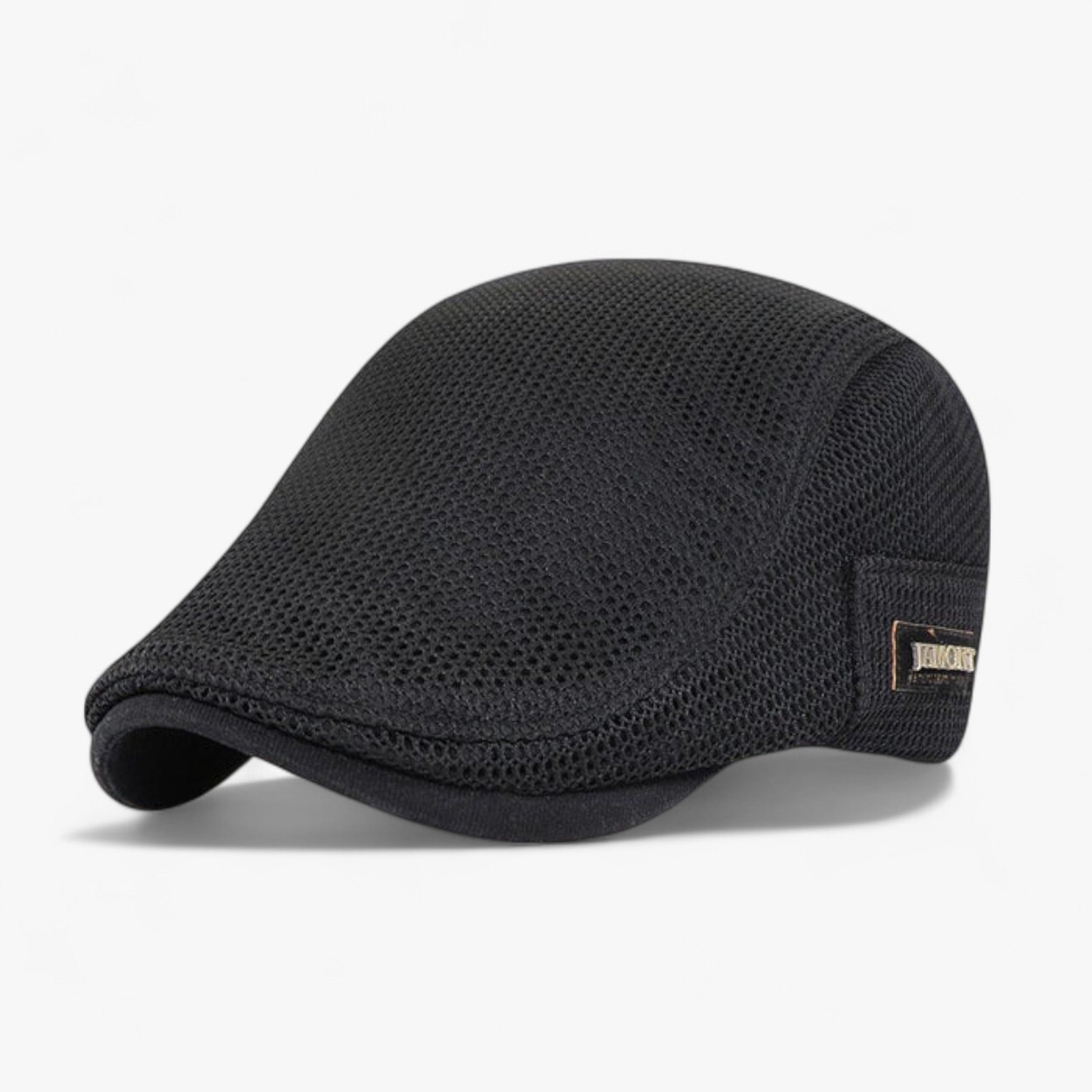 MeshCap™ - Cappello casual per uomo cappellini beret cotone berretti - Nero - beret caps mens cap - Concept Palermo