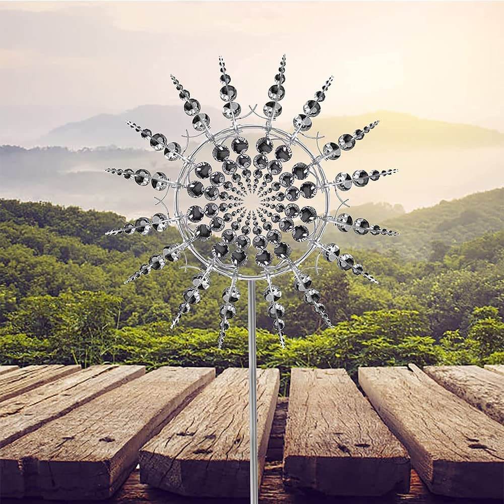 Magico mulino a vento in metallo - - wind spinner - Concept Palermo