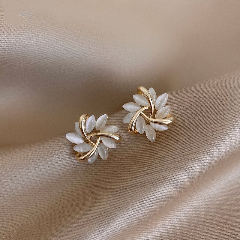 Orecchini di opale d'oro - Default Title - earrings GLAMOROUS Specialoccasionjewelry - Concept Palermo