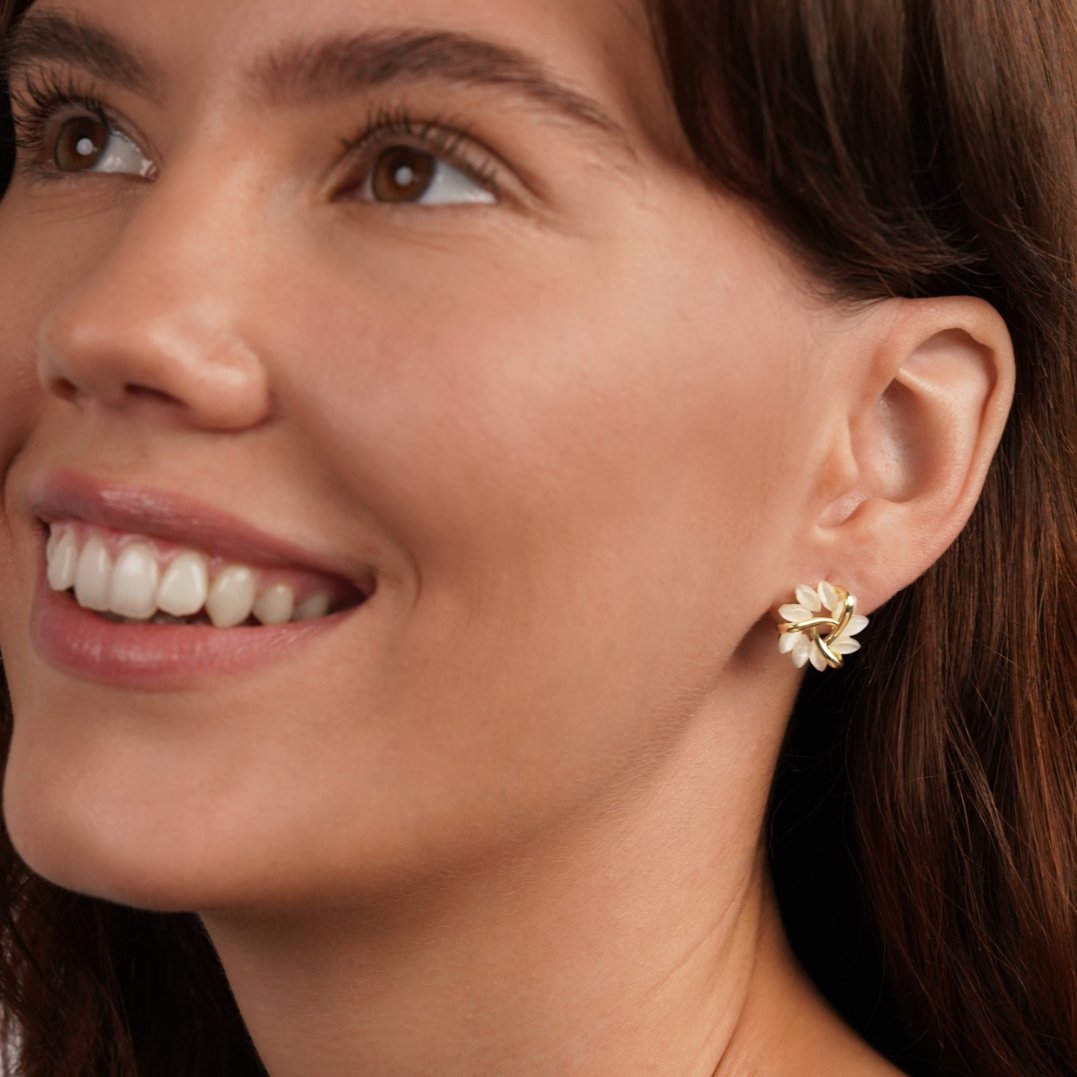 Orecchini di opale d'oro - - earrings GLAMOROUS Specialoccasionjewelry - Concept Palermo