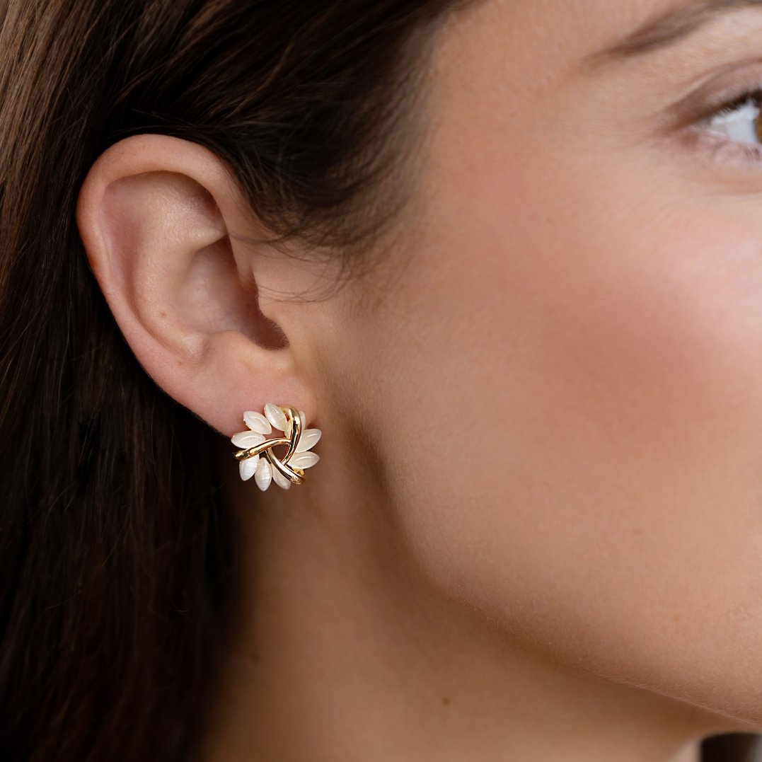 Orecchini di opale d'oro - - earrings GLAMOROUS Specialoccasionjewelry - Concept Palermo