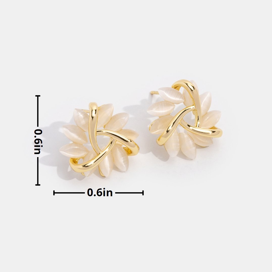 Orecchini di opale d'oro - - earrings GLAMOROUS Specialoccasionjewelry - Concept Palermo