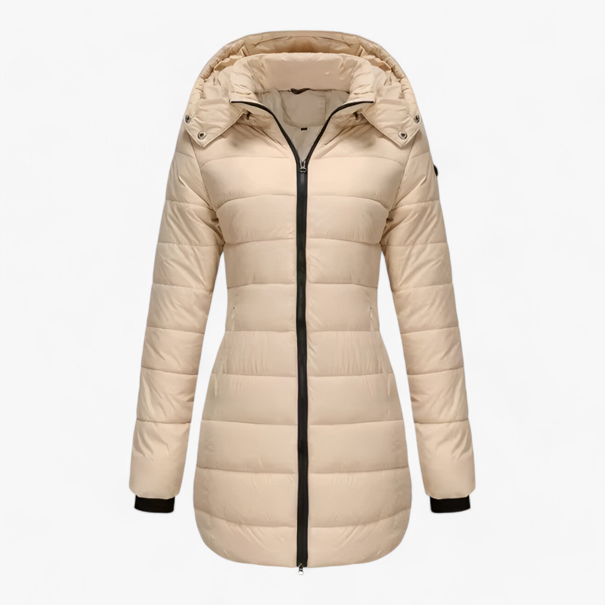 Elena | Parka Lunga con Cappuccio - Calore Estremo per l'Inverno - Albicocca - Autumn And Winter winter jacket Winter jacket men Winter jacket women - Concept Palermo