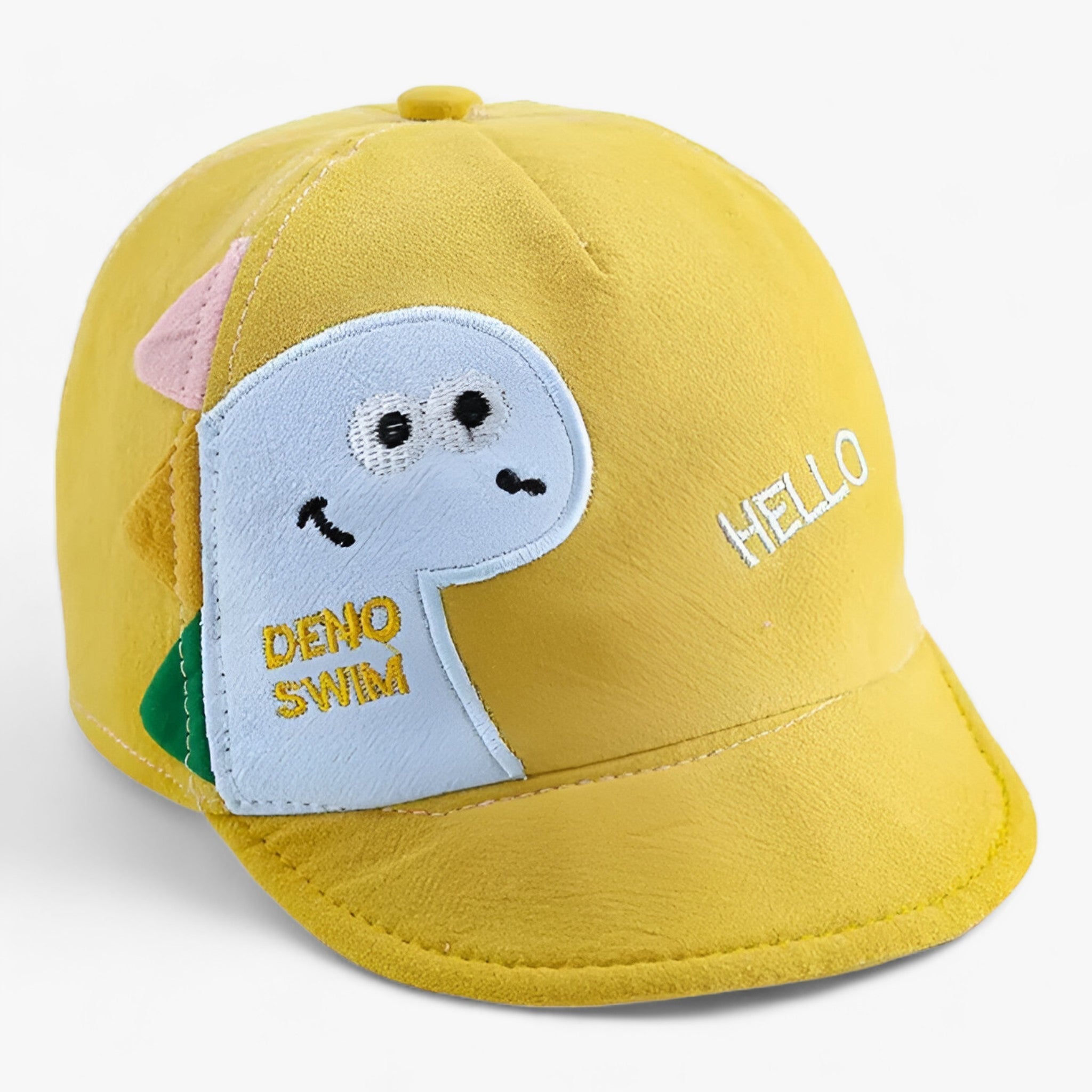 DINOHAT | Cappellino da baseball per bambini con dinosauro a cartoni animati - divertente e alla moda - Giallo - BABIES baby baby unisex - Concept Palermo