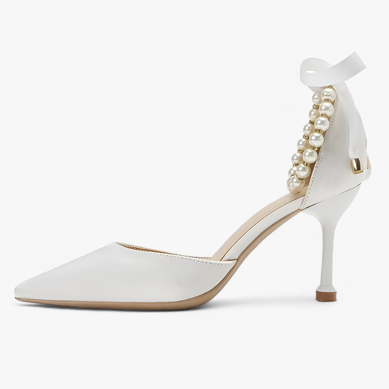 Eleganza Chic | Magnifici Tacchi da Sposa – Un Raffinamento Ineguagliabile - - ADULT Ankle Strap basic BONDED LEATHER Casual Classics Fits true to size High (5cm-8cm) Jiashusen Lace-up Mainland China No Open Rubber sandals Silk Solid take your normal size Thin Heels women sandals - Concept Palermo