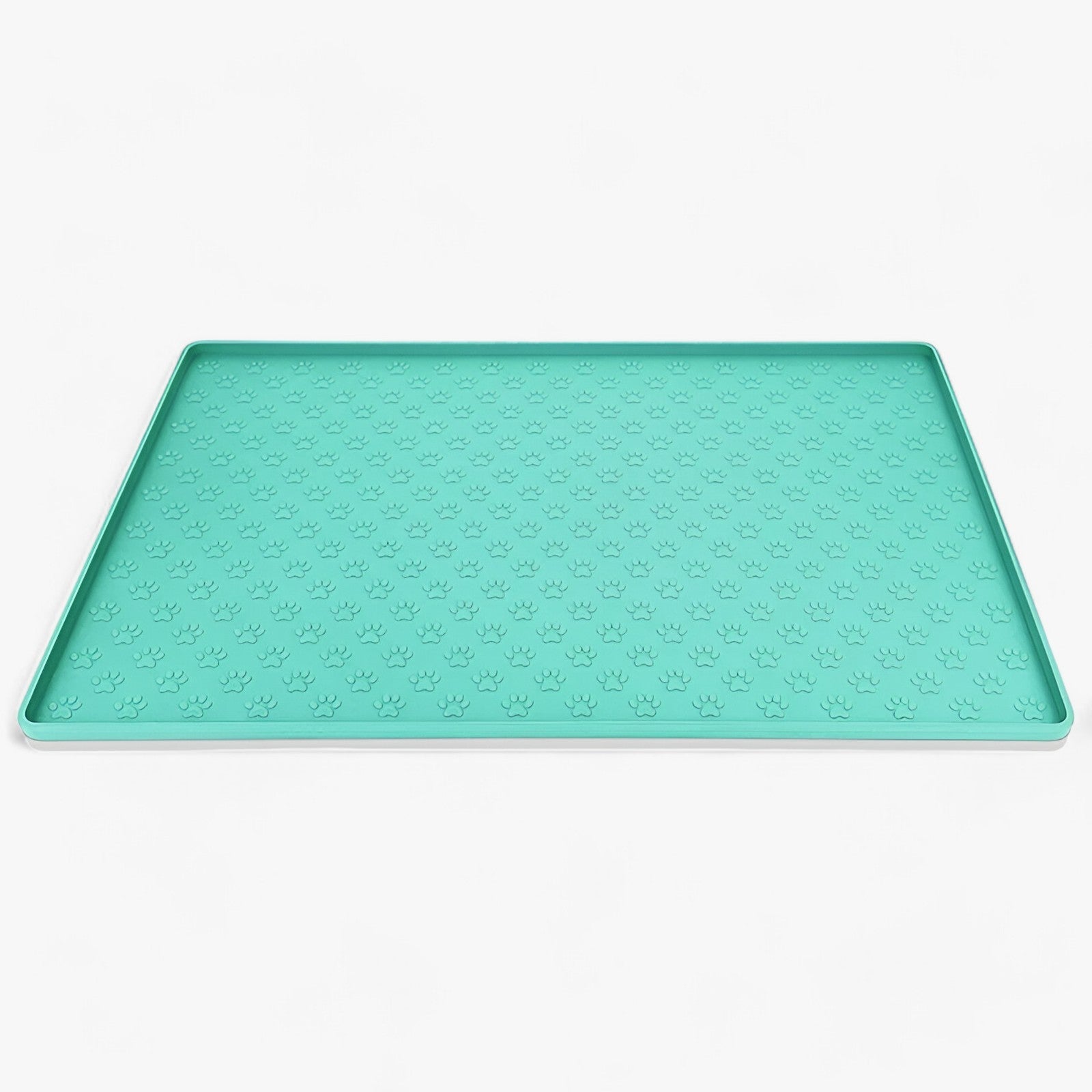 RUFUS | Tappetino per alimentazione degli animali in silicone di alta qualità - Protegge il tuo pavimento e garantisce pulizia durante i pasti! - Verde 48 X 30 cm - - Concept Palermo