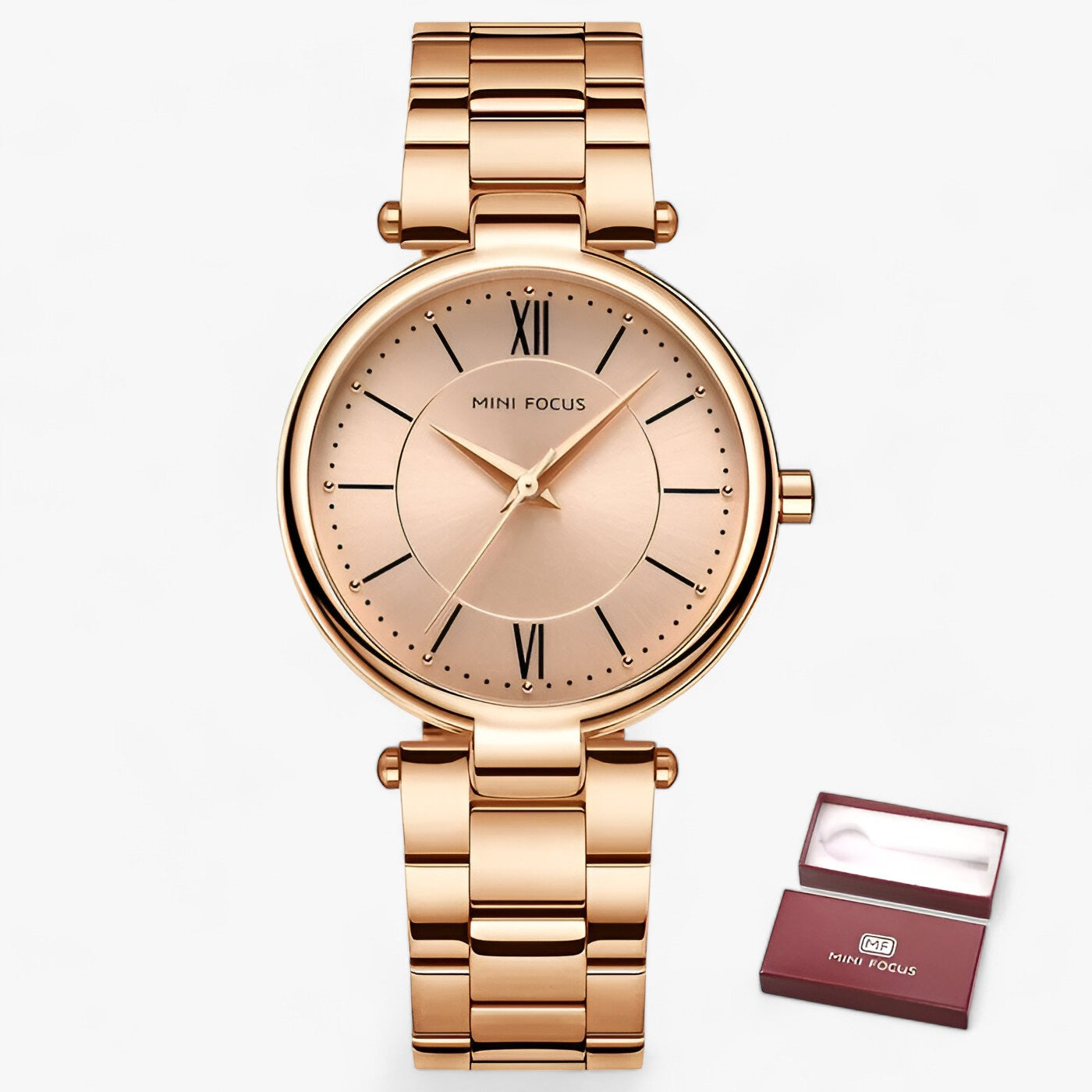 ALICE | Orologio al Quarzo Stiloso - Design Trendy e Versatile - Scatola rosa - watch for women watches women watch wrist watches for women - Concept Palermo