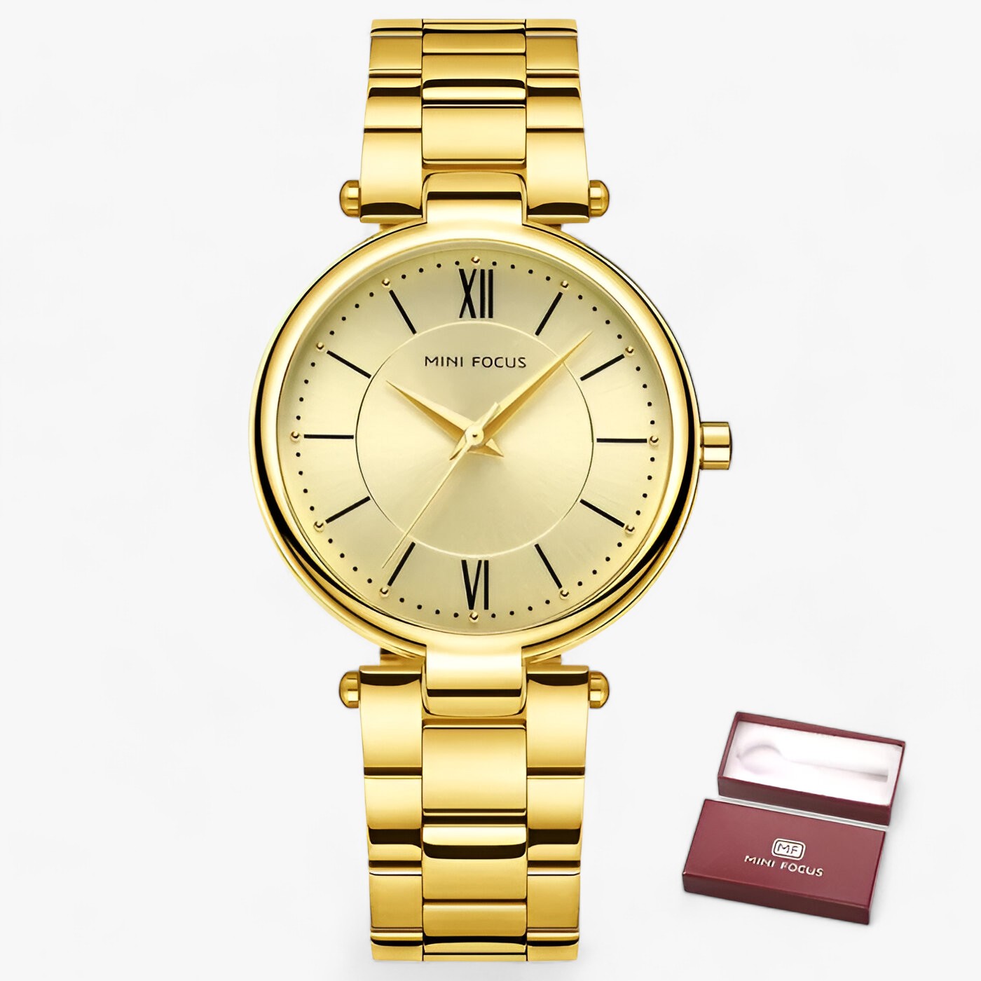 ALICE | Orologio al Quarzo Stiloso - Design Trendy e Versatile - Scatola d'oro - watch for women watches women watch wrist watches for women - Concept Palermo