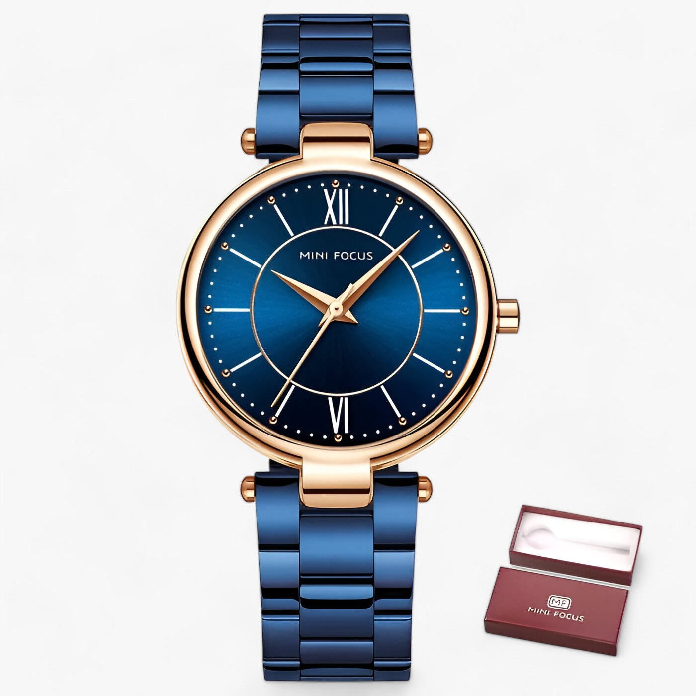 ALICE | Orologio al Quarzo Stiloso - Design Trendy e Versatile - Scatola blu - watch for women watches women watch wrist watches for women - Concept Palermo