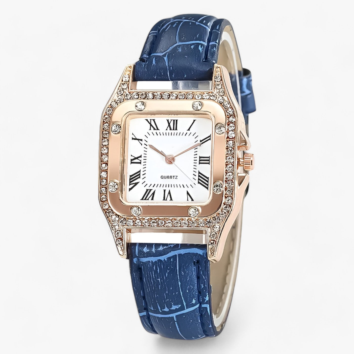 BERTHA | Quadrante Esclusivo in Pelle di Quarzo - Lusso Unito e Comfort Incomparabile - Blu - female watch ladies watch watch for women Waterproof women watch wrist watches for women - Concept Palermo