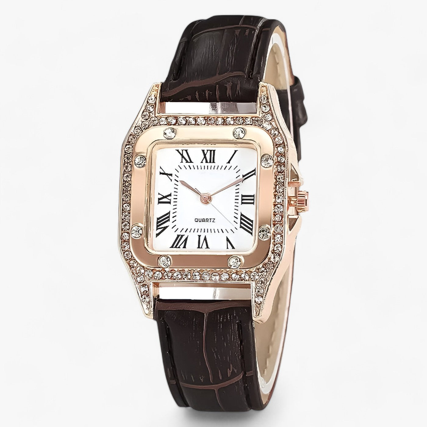 BERTHA | Quadrante Esclusivo in Pelle di Quarzo - Lusso Unito e Comfort Incomparabile - Marrone - female watch ladies watch watch for women Waterproof women watch wrist watches for women - Concept Palermo