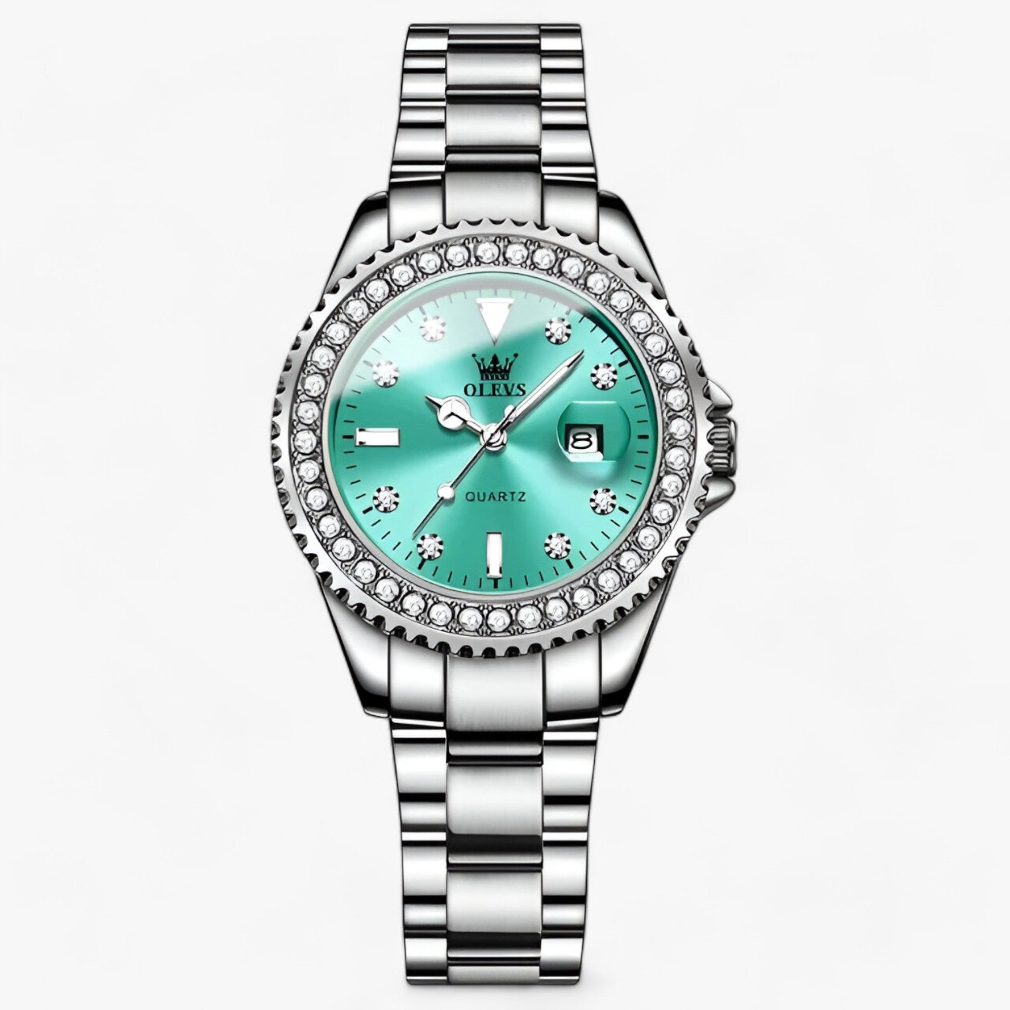 ELKE | Moda femminile - Design elegante minimalista con funzionalità moderna - Argento Turchese-GDBQ - watch watch for women watches women women watch - Concept Palermo