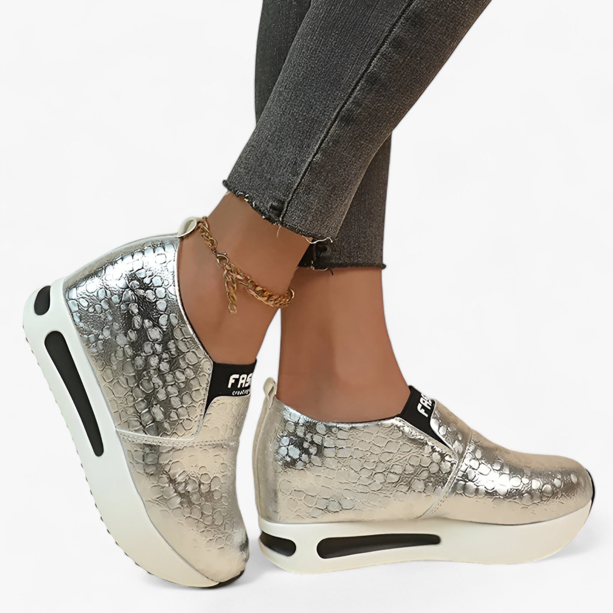 ARGENT | Sneakers con Piattaforma Chic e Confortevoli – Il Perfetto Equilibrio tra Stile e Benessere - - WOMEN - Concept Palermo