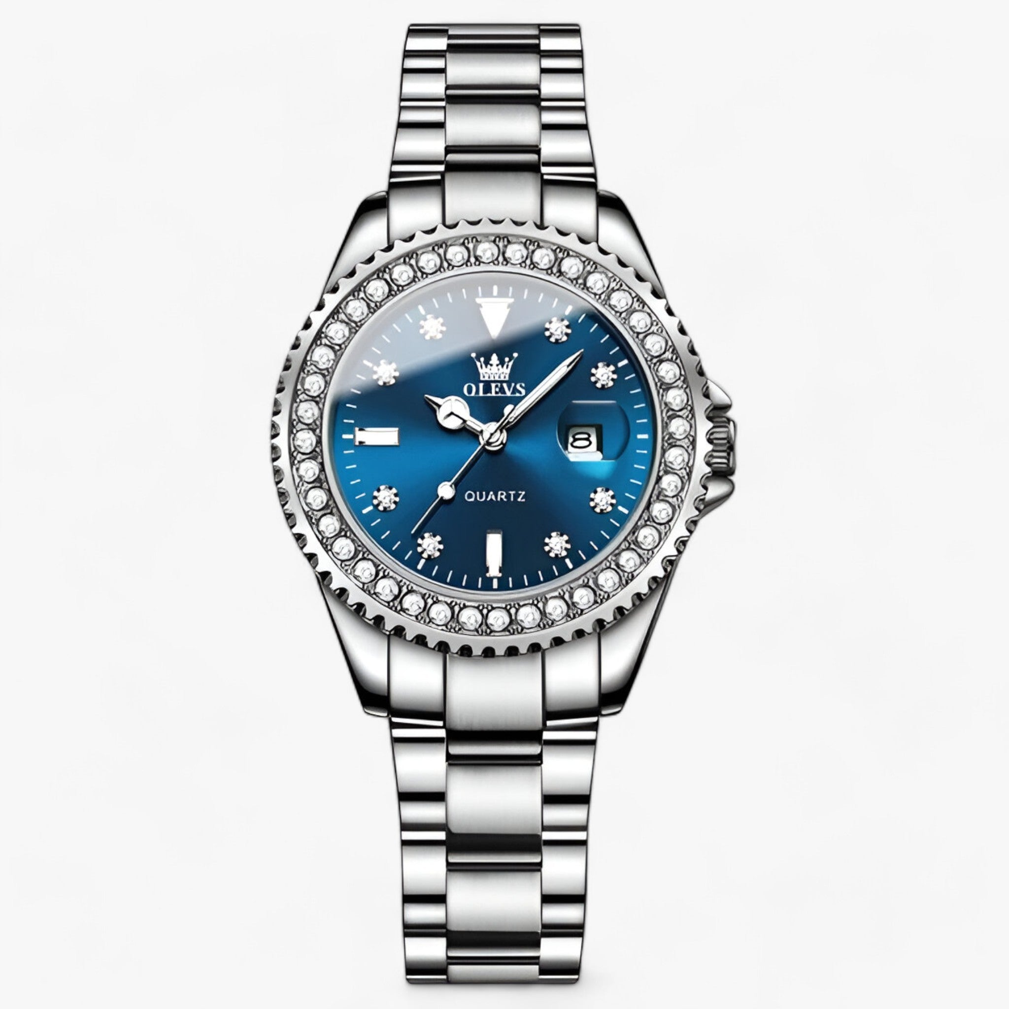 ELKE | Moda femminile - Design elegante minimalista con funzionalità moderna - Argento Blu-GDBL - watch watch for women watches women women watch - Concept Palermo