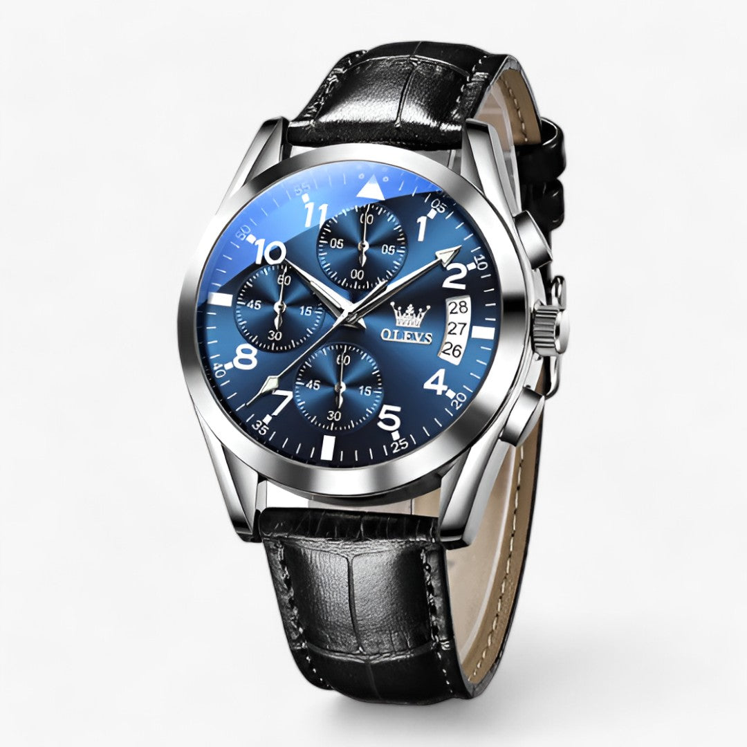 Vanguard | Orologio al Quarzo Lysende - Elegante e Impermeabile - Blu cielo - - Concept Palermo