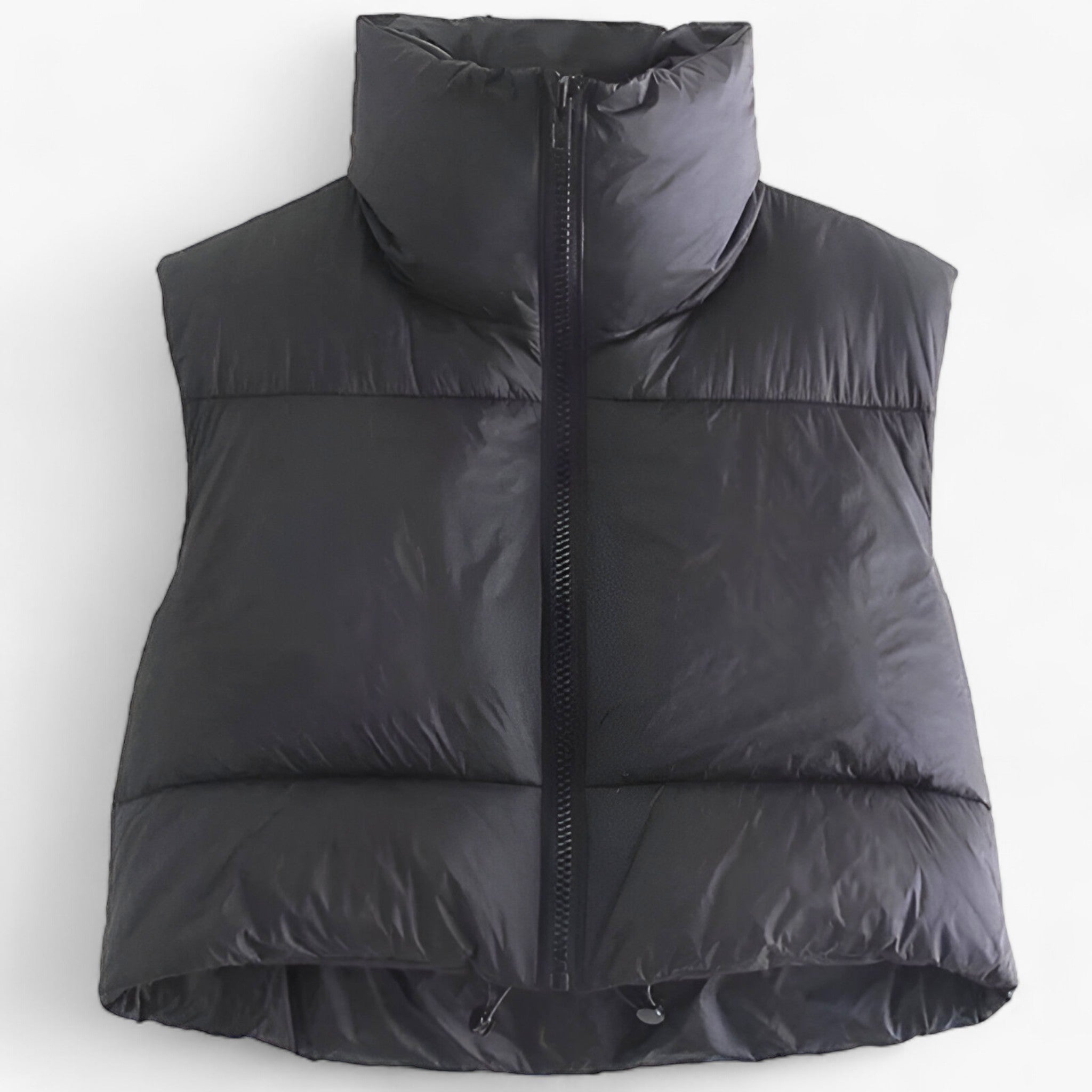 Everly | Gilet Invernale Imbottito - Stile, Calore e Comfort - Nero - Coat Jacket Jackets & Coats Quilted Vest - Concept Palermo