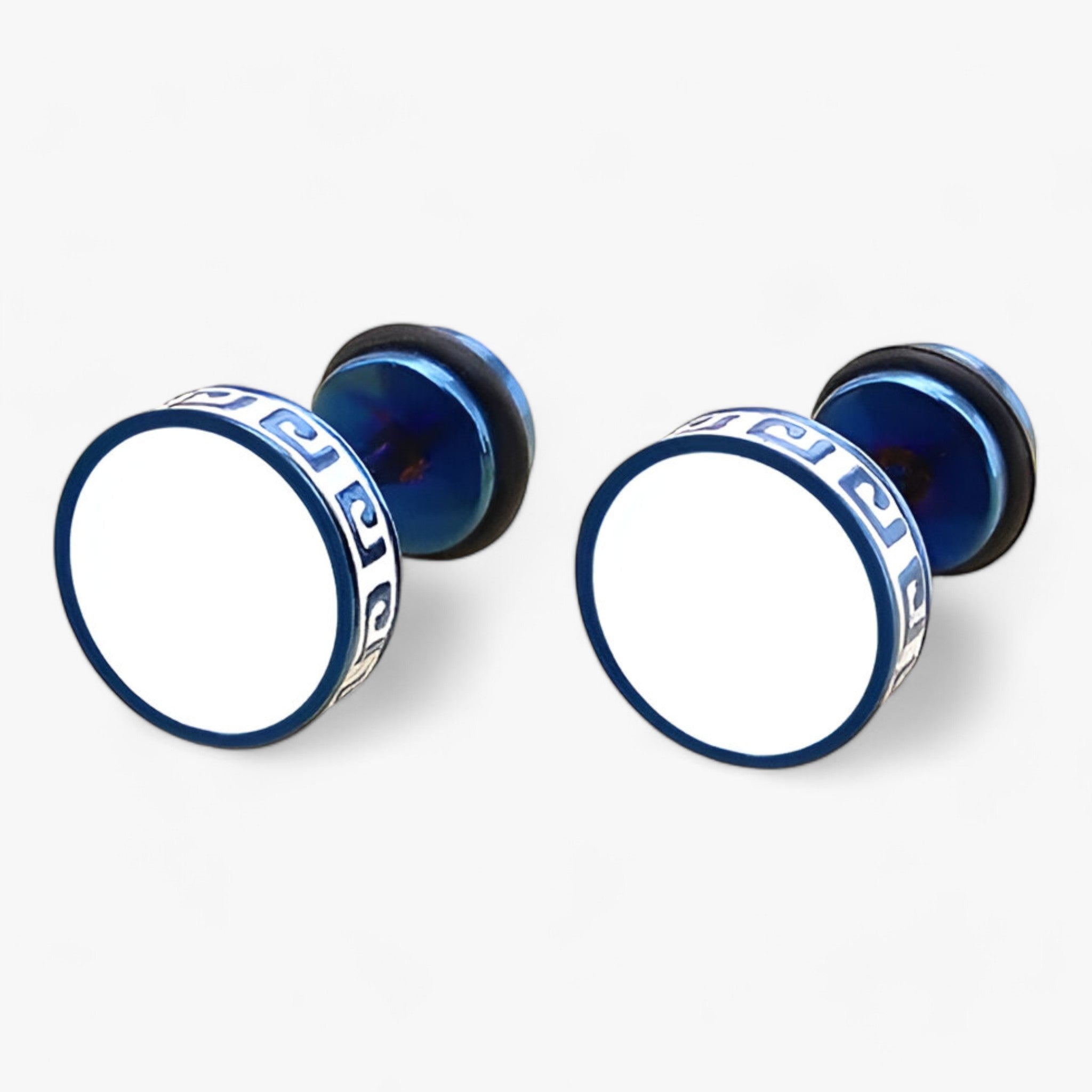 Orecchini Vintage in Titan - Resistenti ed Eleganti per Uomo - BL-2 Pezzi - EARRINGS Stud Earrings - Concept Palermo