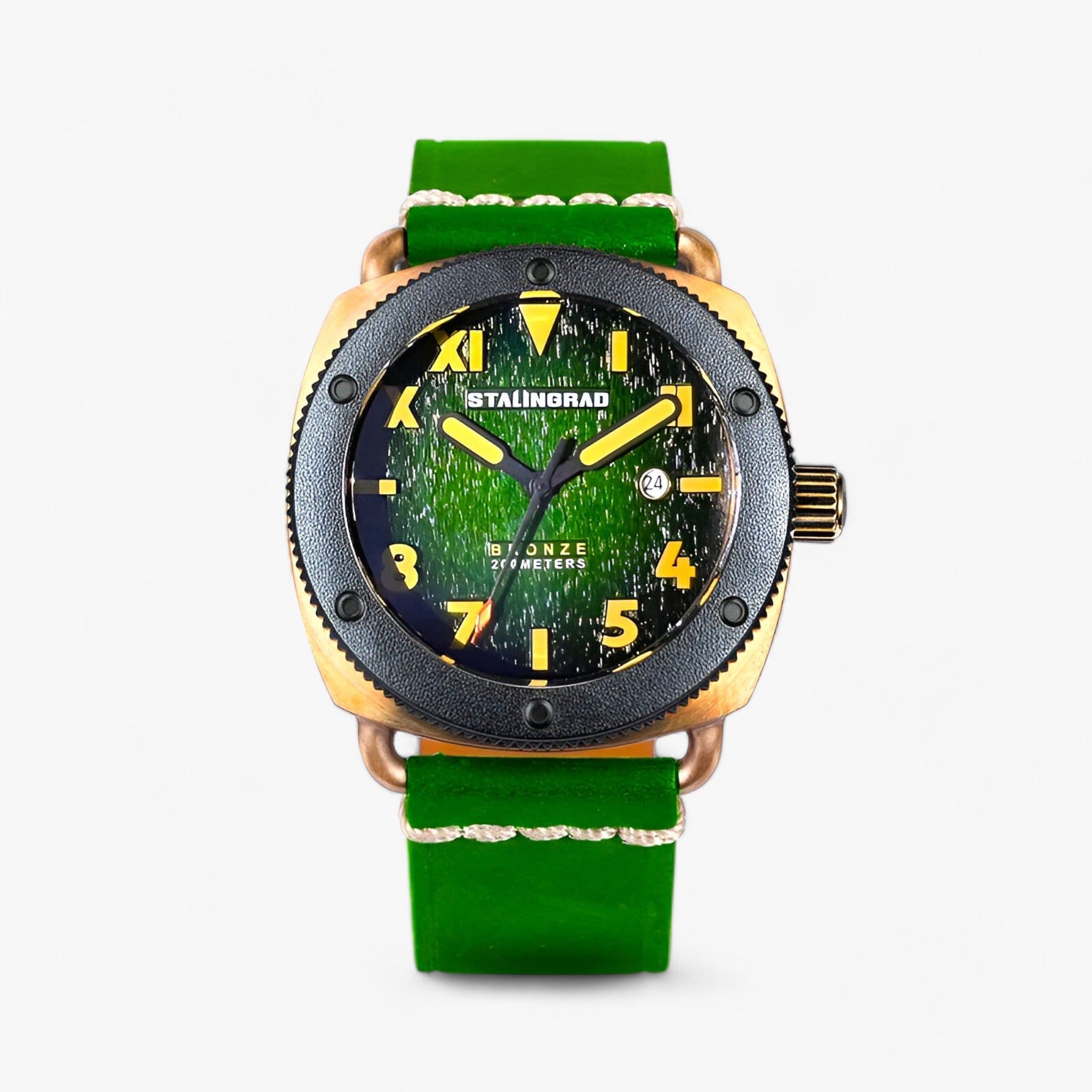 STALINGRAD | Orologio Meccanico da Uomo - L'Eleganza Incontra la Precisione - Verde - quartz wristwatches Smart Watches watches WATCHES FOR MEN wistwatches Wristwatch - Concept Palermo