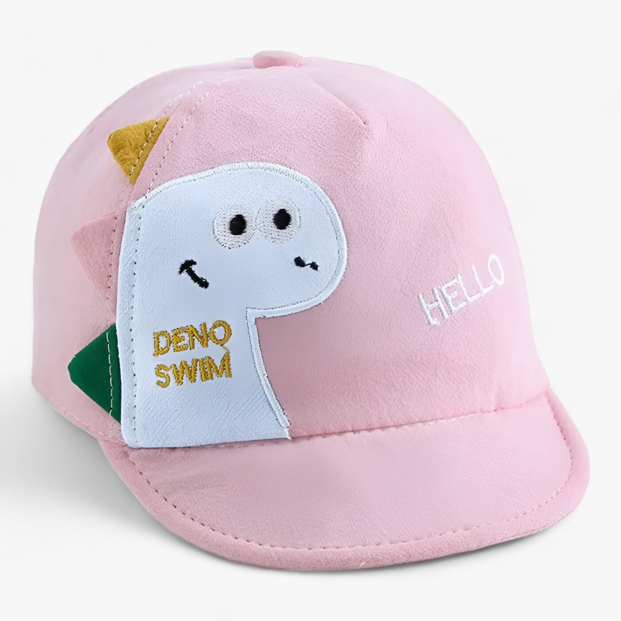 DINOHAT | Cappellino da baseball per bambini con dinosauro a cartoni animati - divertente e alla moda - Rosa - BABIES baby baby unisex - Concept Palermo