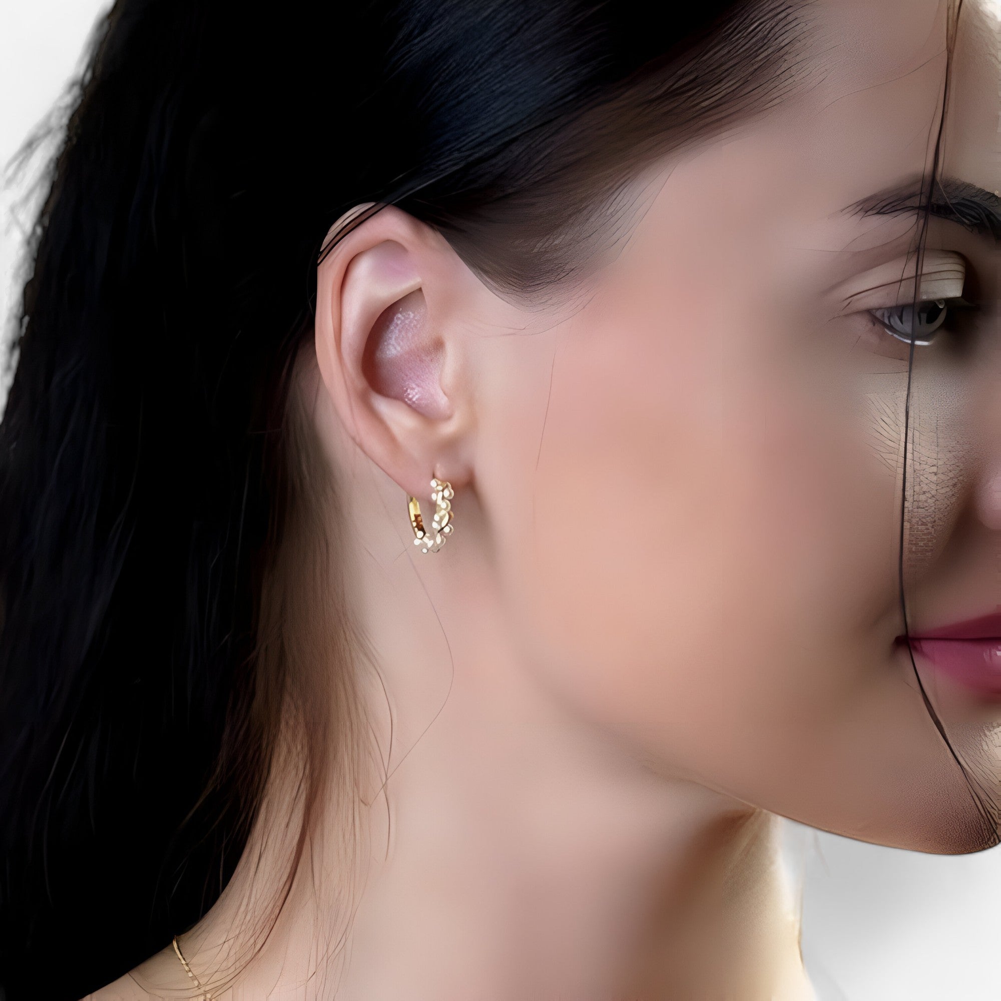 Eleganza senza tempo: Orecchini a perla in un elegante design circolare - - Copper EARRINGS fashion HARKO Hubei Mainland China Metal Stud Earrings - Concept Palermo