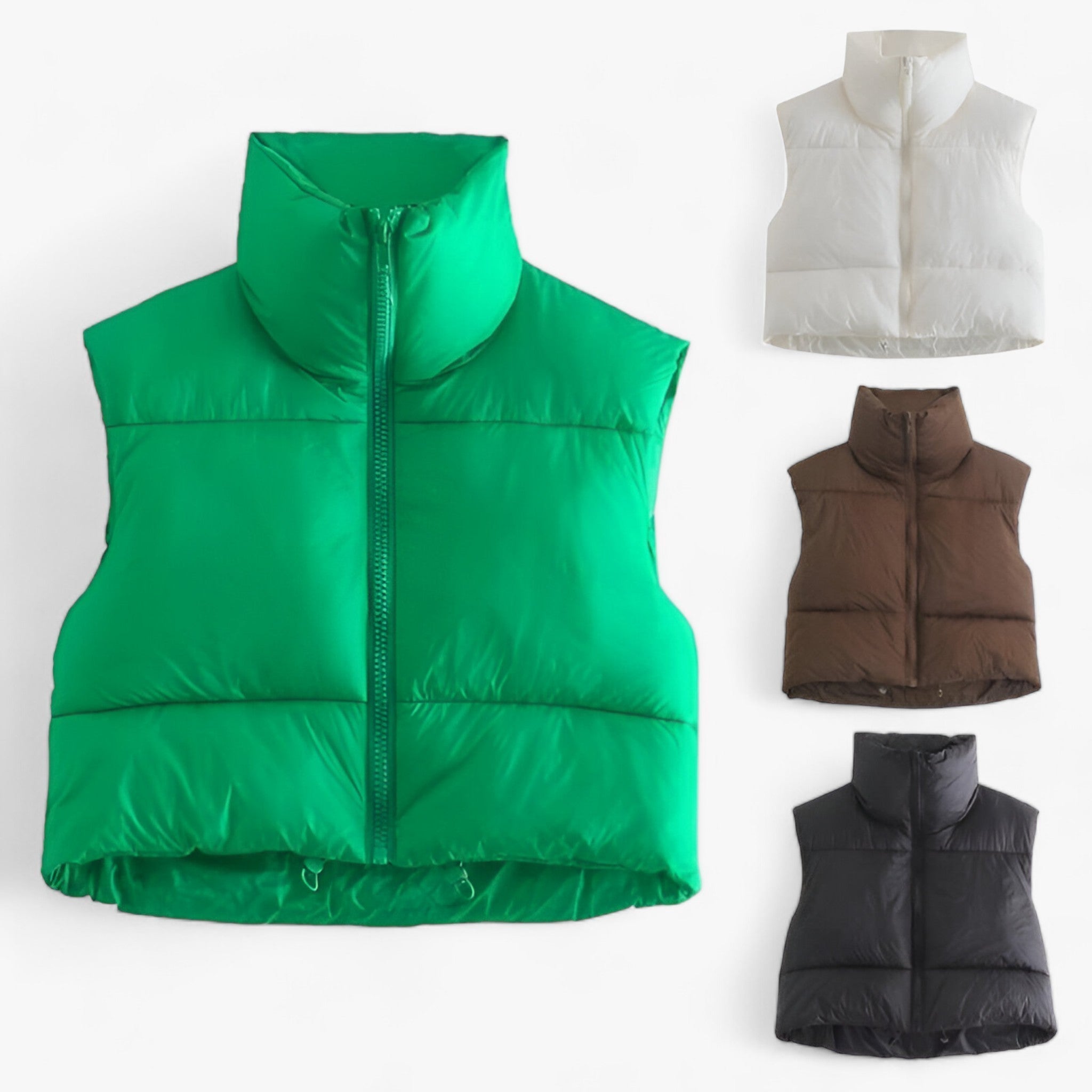 Everly | Gilet Invernale Imbottito - Stile, Calore e Comfort - - Coat Jacket Jackets & Coats Quilted Vest - Concept Palermo