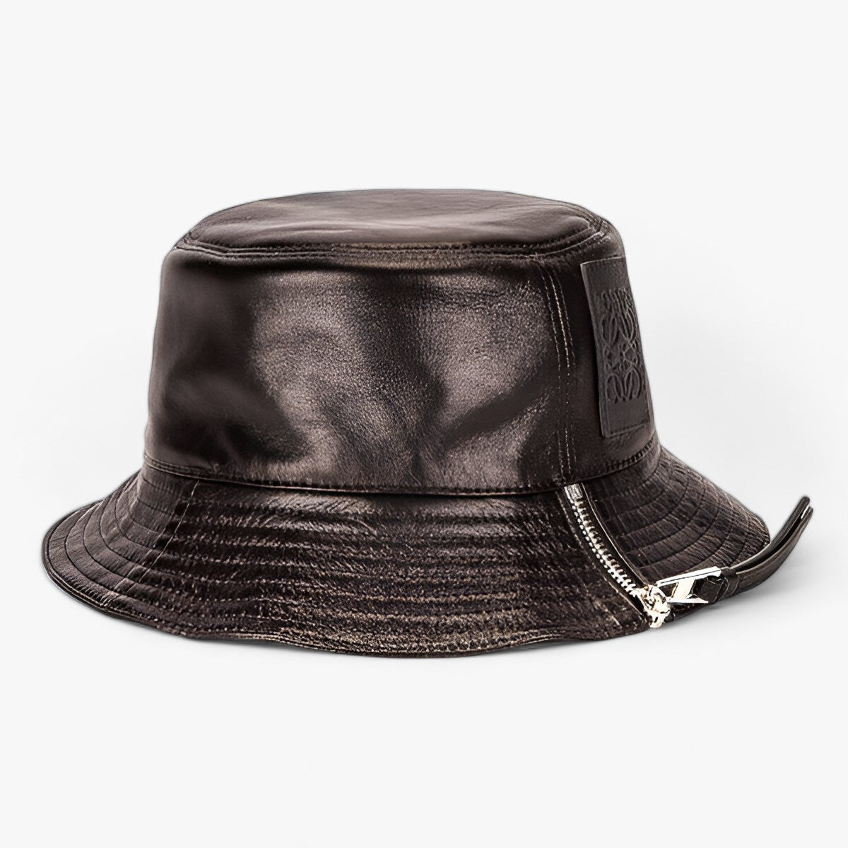 Amelia | Cappello da pescatore Panama alla moda - Must-Have per l'autunno/inverno! - Pelle Stampata - 20221205663333 ADULT Adult per capita code Autumn basin cap.Bob Black Bucket cap bucket hats Casual China (mainland) COTTON Dome Faux Leather Flat Eaves gray Keep warm light curry Mainland China Monochrome OUTDOOR Solid solid color Spring Spring and Autumn Sun protection sun shade Unisex versatile Warp knitting Winter Winter 2022 Winter2022 Zhejiang Zipper - Concept Palermo