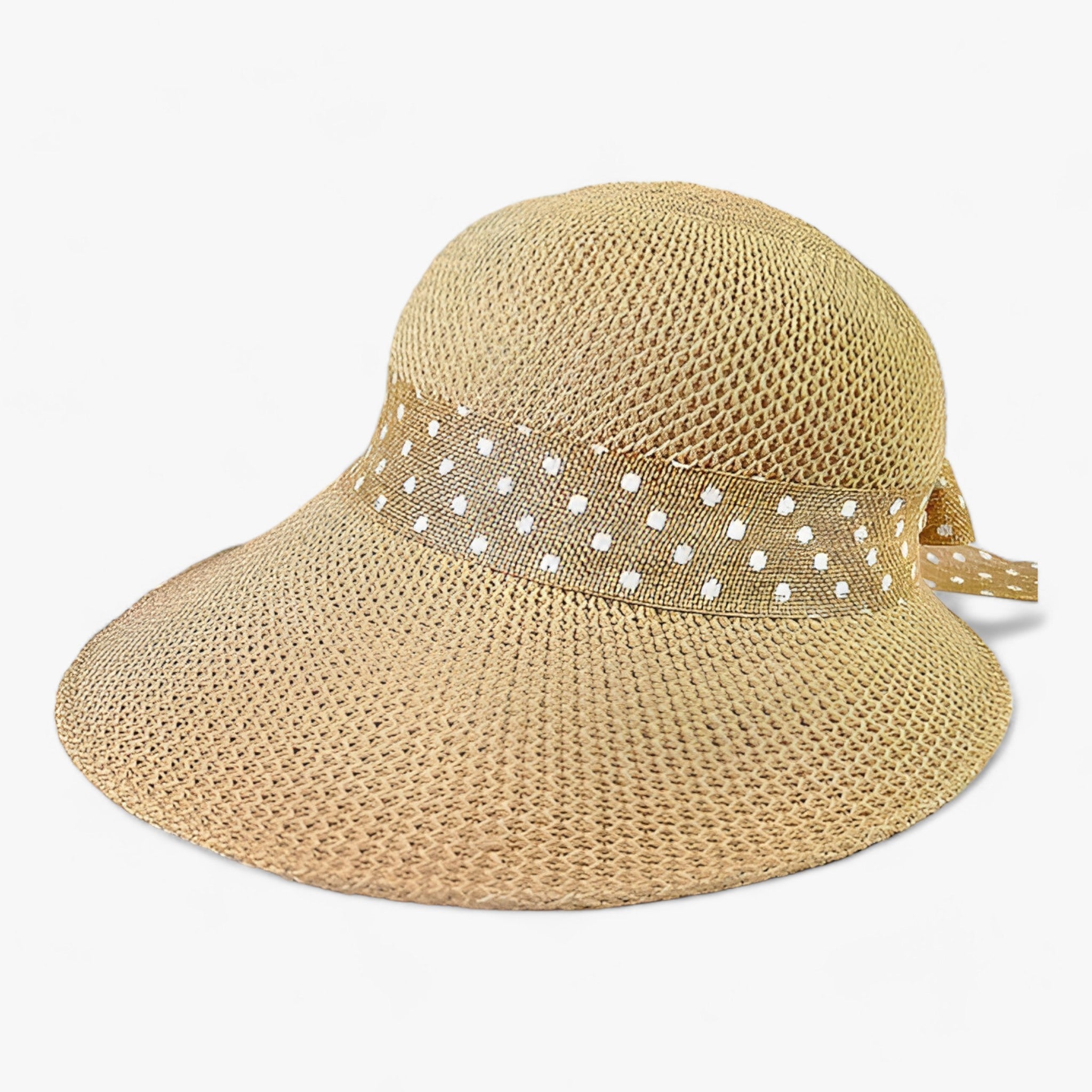 BELLE | Cappello da sole a tesa larga - Elegante protezione UV - Cachi - ADULT CASUAL Solid Spring and Summer Sun Hats Sun Protection WOMEN - Concept Palermo