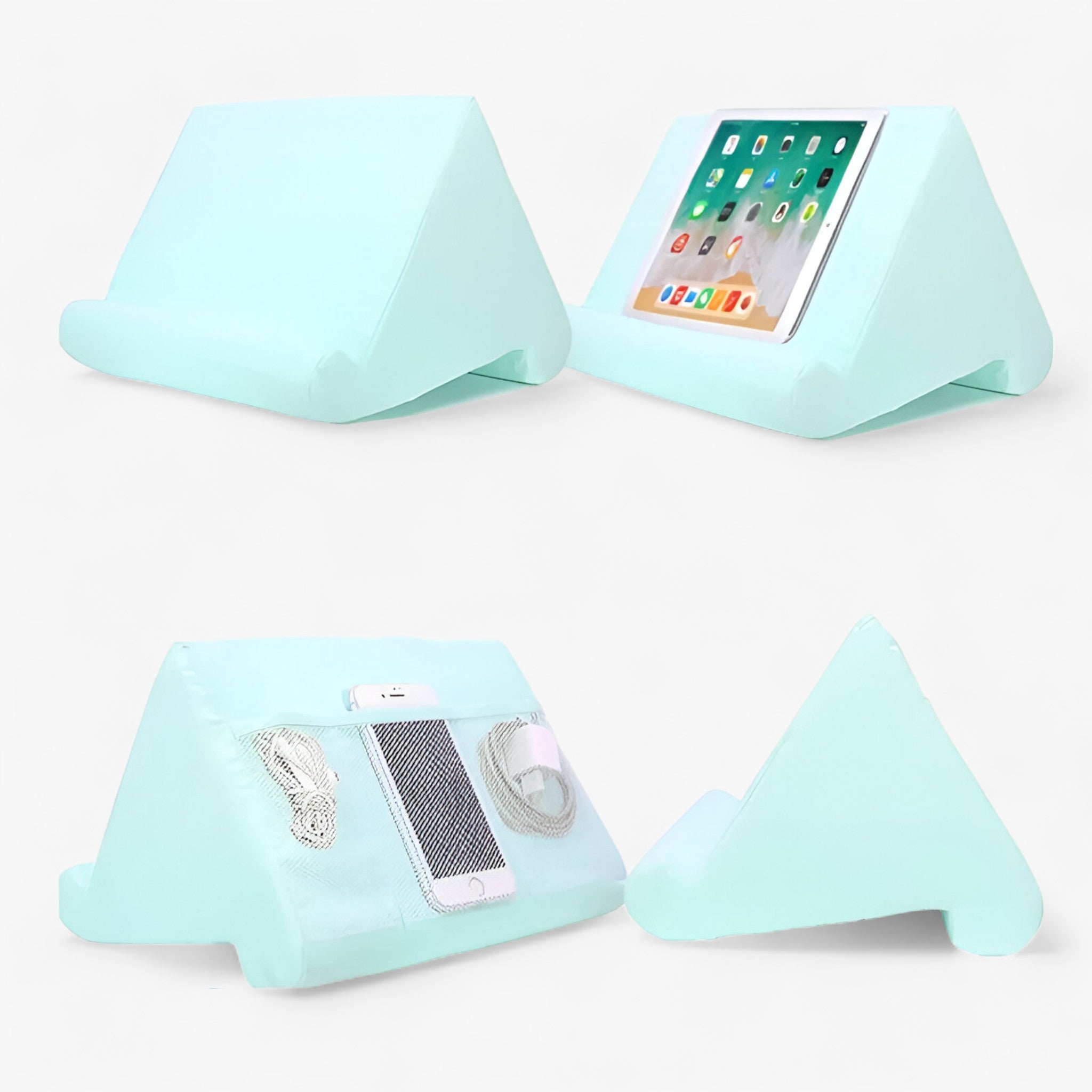 PADREST | Supporto per cuscini – Il compagno perfetto per un utilizzo rilassato dei dispositivi - Verde - gadgets phone holder - Concept Palermo