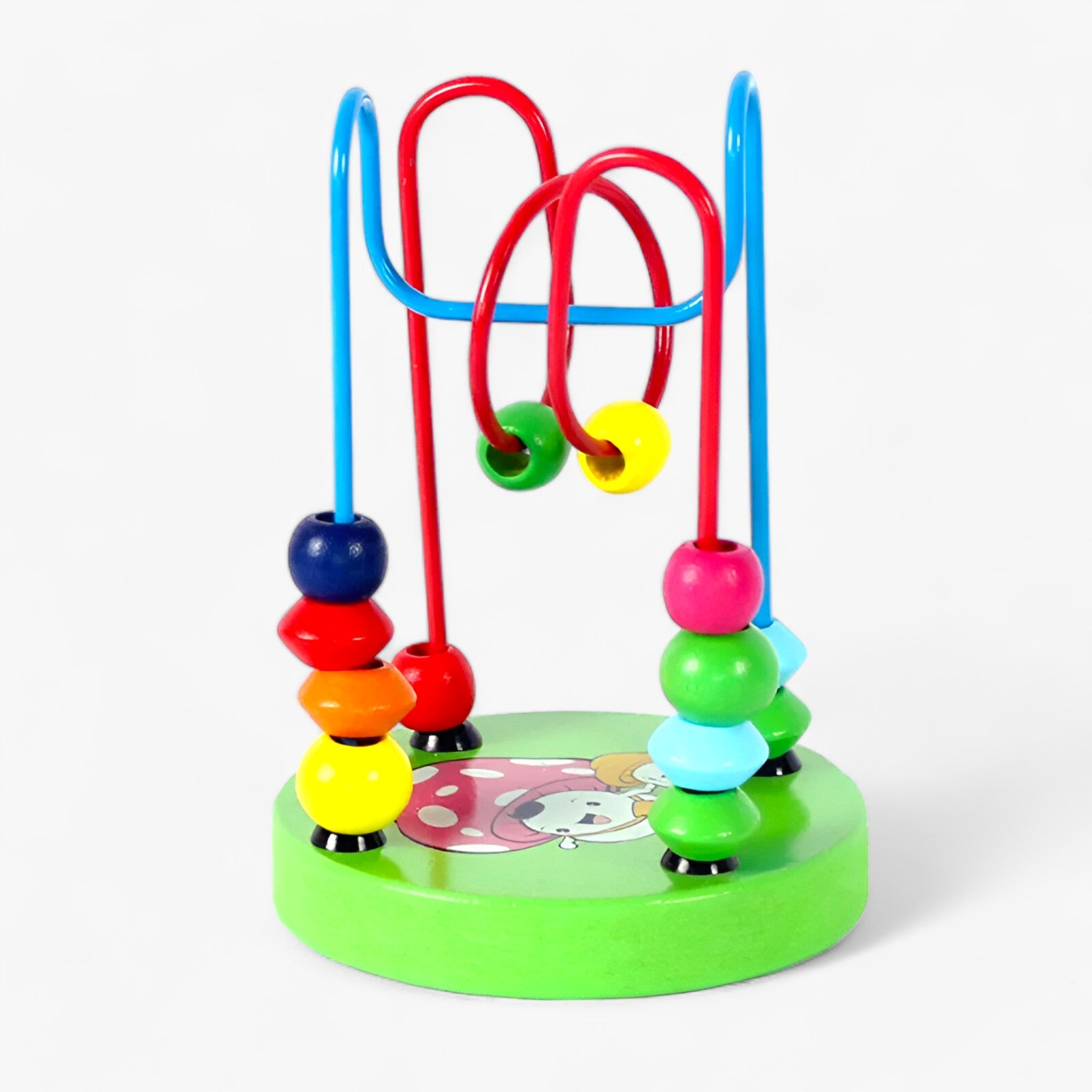 Scopri il Mini Labirinto Montessori in Legno - Un Giocattolo Educativo e Divertente per Sviluppare la Mente dei Tuoi Bambini! - Stile Champignon 1 - BABIES baby baby unisex - Concept Palermo