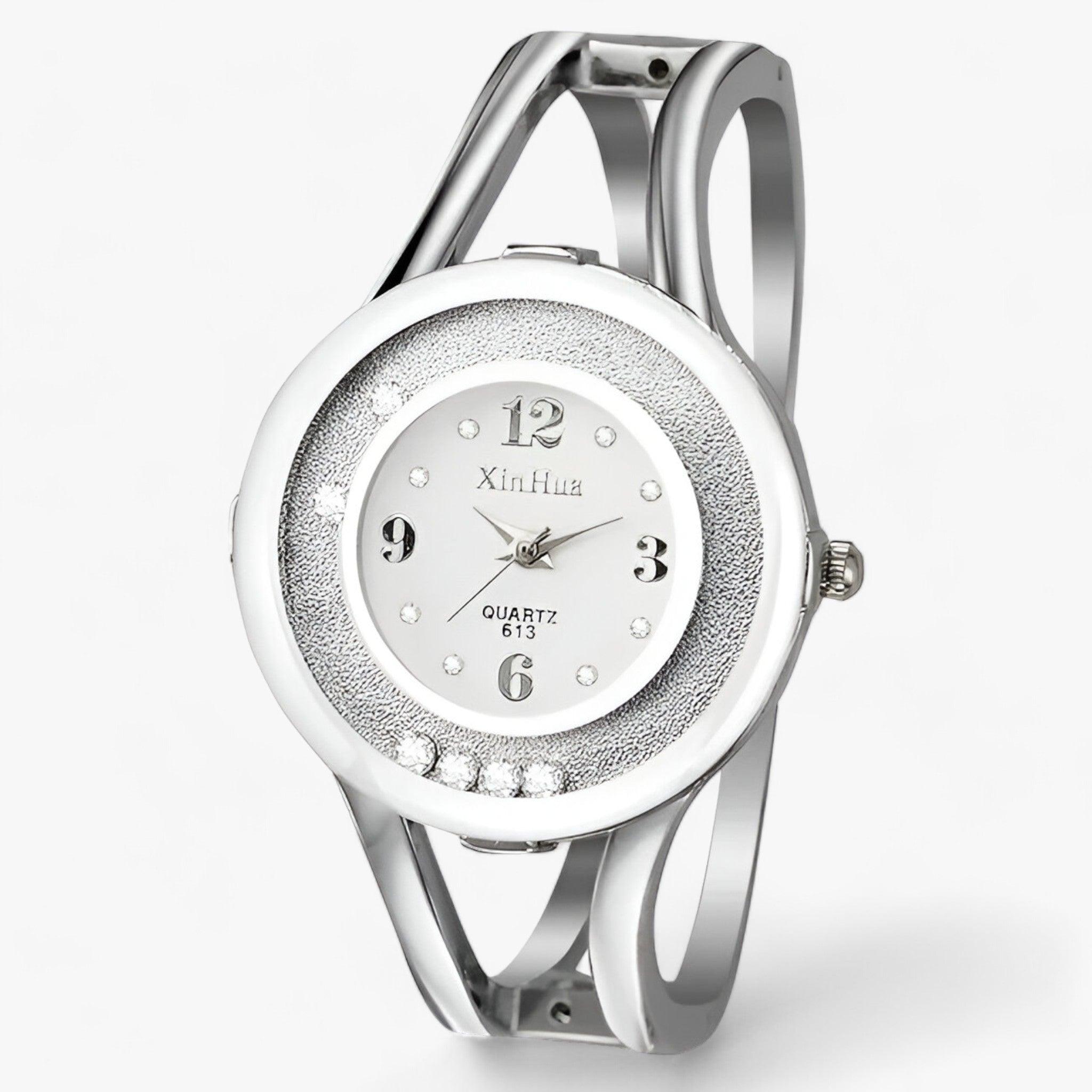 Chiara | Orologio Bangle Modaiolo - Elegante e Stile per Donne - Bianco - watches wistwatches - Concept Palermo