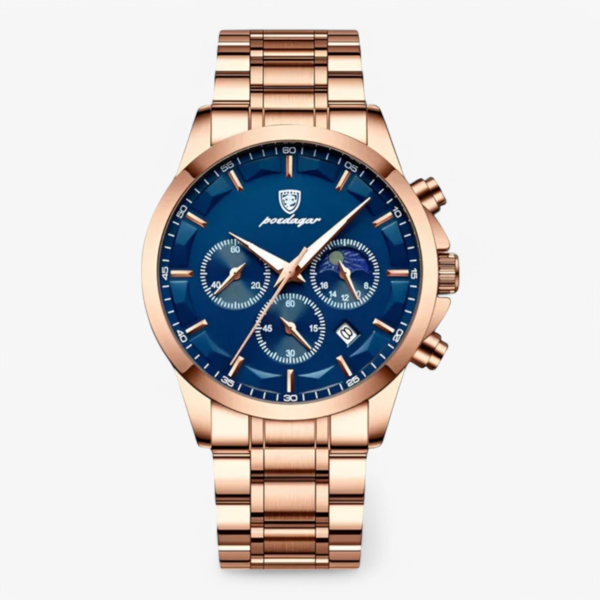 Alexander | Orologio di lusso da uomo - Or rose bleu - - Concept Palermo