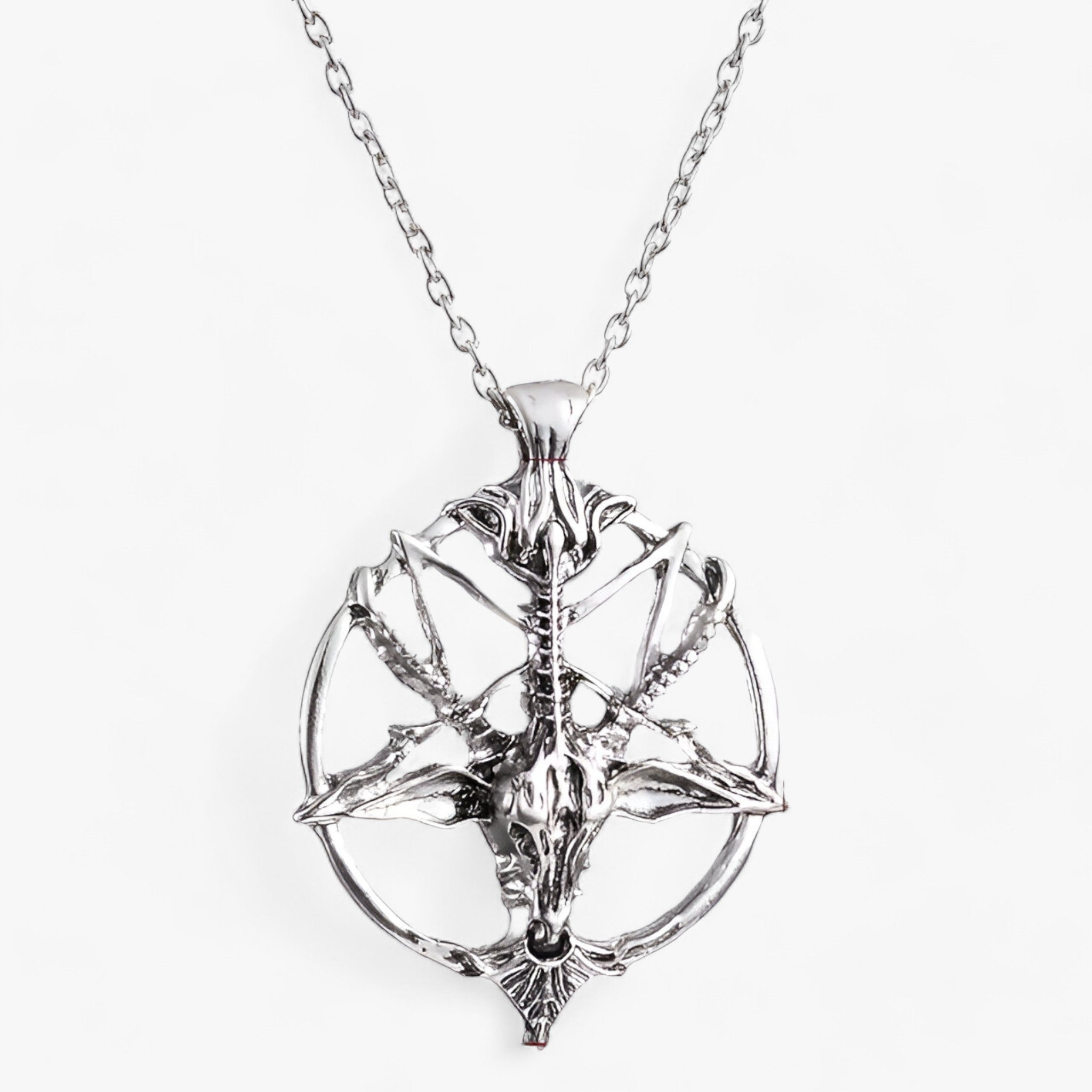 Collana con ciondolo a pentagramma - fascino vintage - Argento 50cm - necklace for men NECKLACES Pendant Necklaces - Concept Palermo
