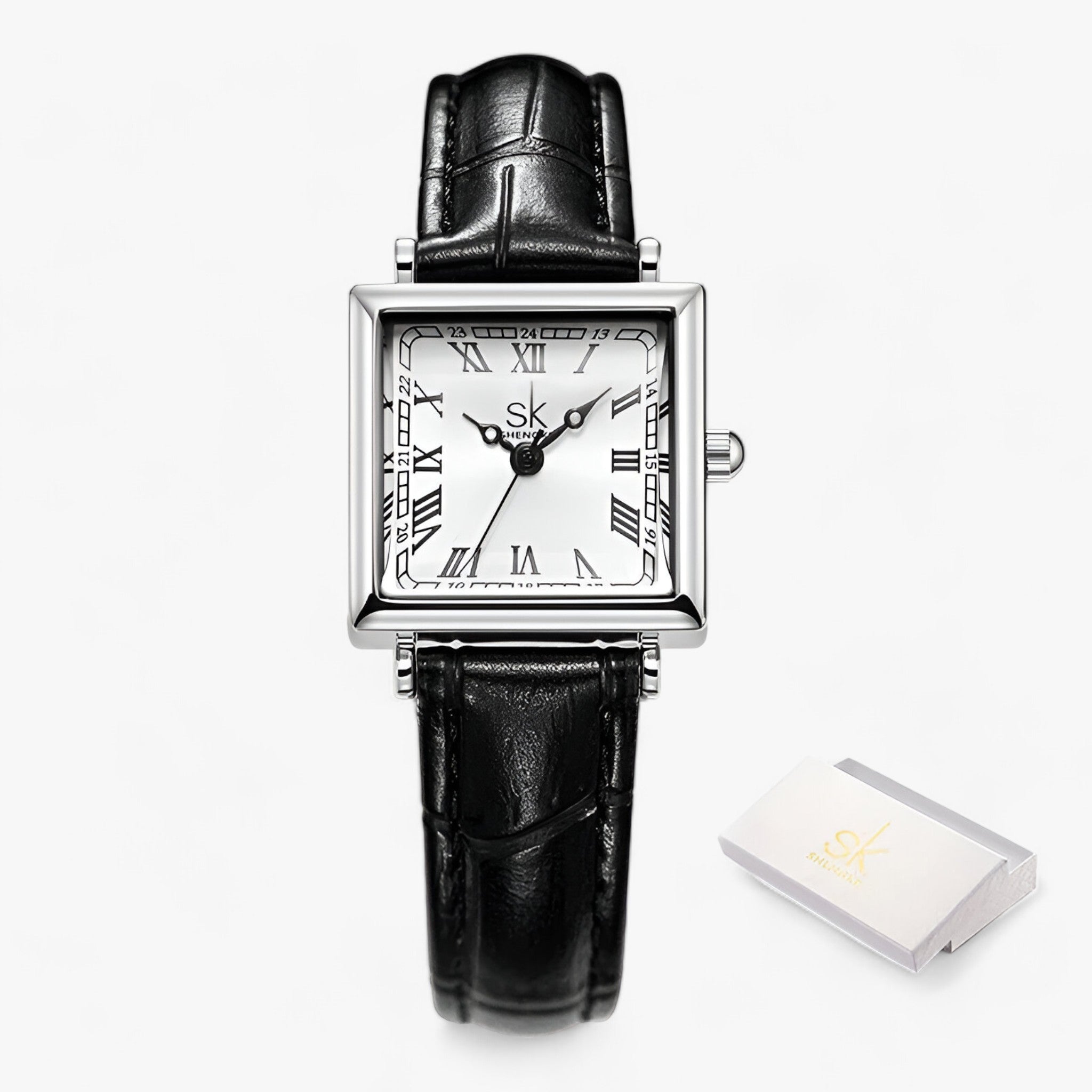 CHARLOTTE | Orologio da donna quadrato: bello ed elegante per le occasioni speciali - Nero - Elegant watch female watch watches wrist watches for women - Concept Palermo