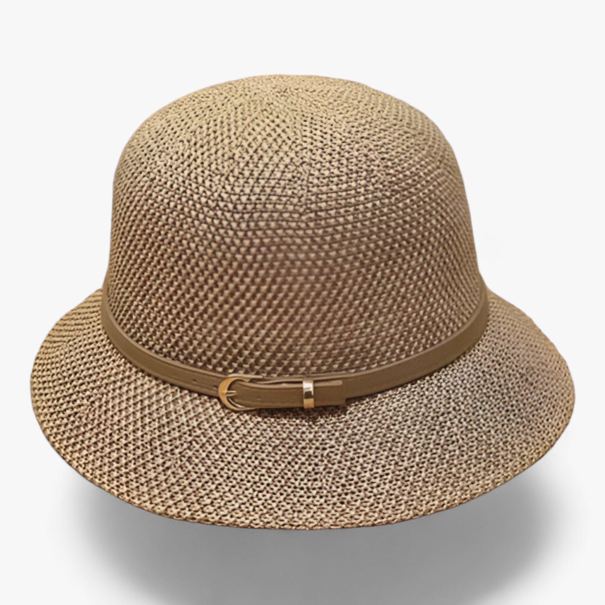 Breeze | Elegante cappello da sole in lino - Facilmente pieghevole e con protezione UV - Cachi - Spring and Summer Sun Hats Sun Protection WOMEN - Concept Palermo