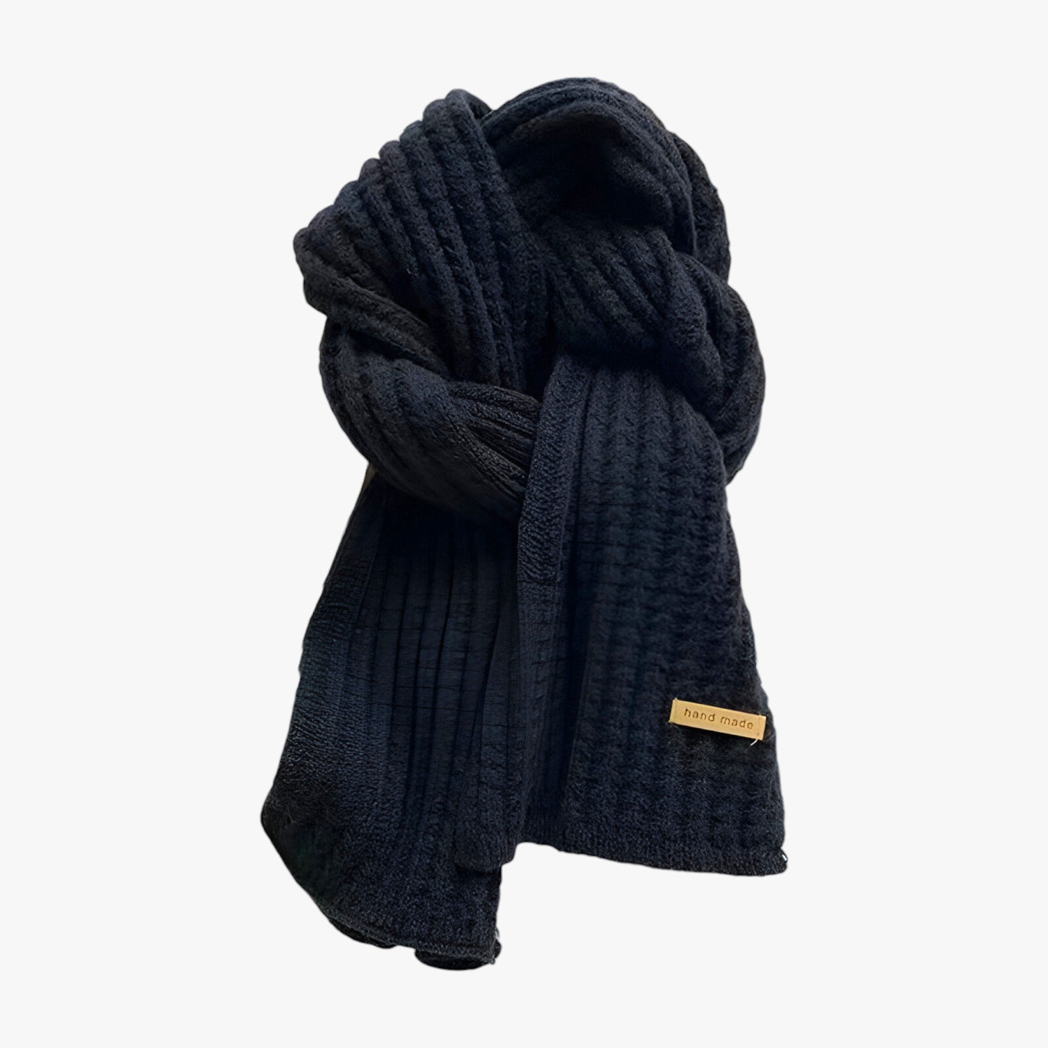 Rylie | Sciarpa termica in maglia per l'inverno - Massima protezione contro il freddo - Nero Taglia unica - - Concept Palermo