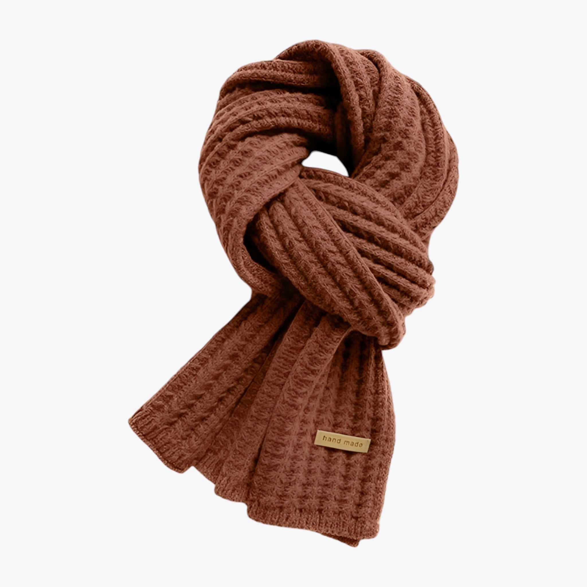 Rylie | Sciarpa termica in maglia per l'inverno - Massima protezione contro il freddo - Caramello Taglia unica - - Concept Palermo