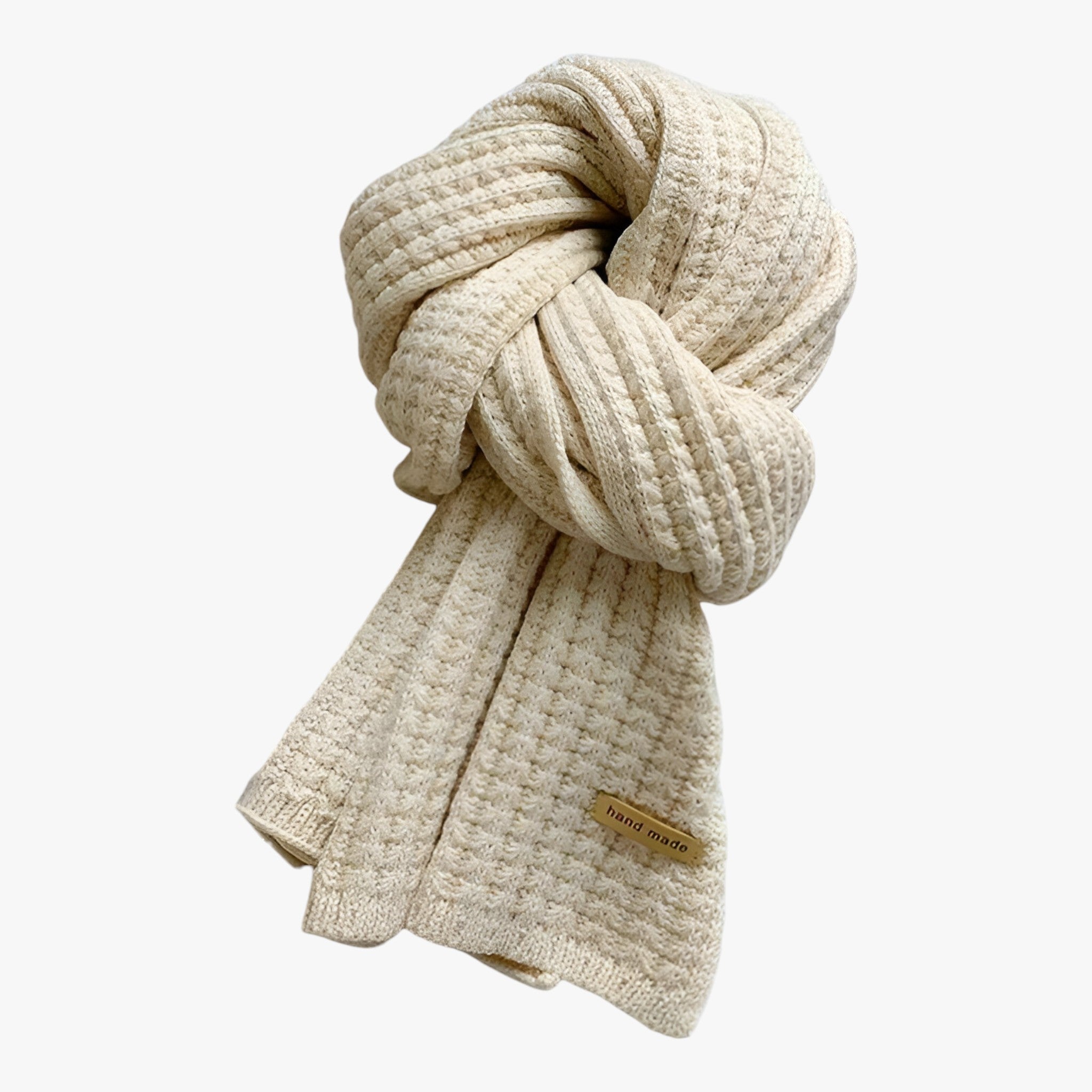 Rylie | Sciarpa termica in maglia per l'inverno - Massima protezione contro il freddo - Crema Wit Taglia unica - - Concept Palermo