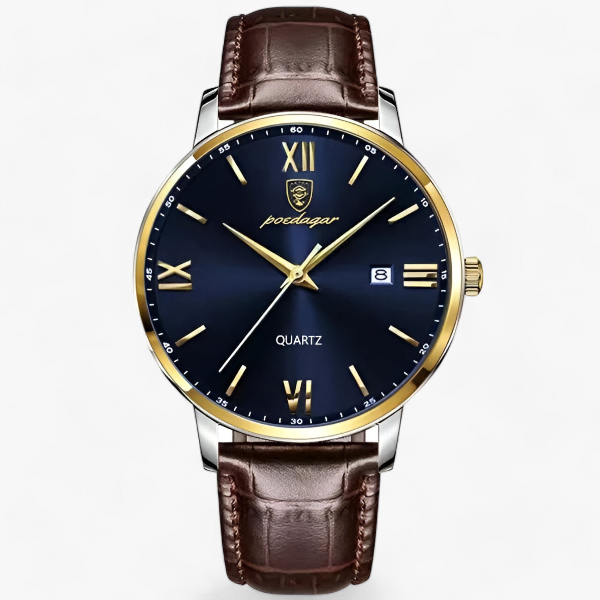 MORGAN | Orologio da Uomo Lussuoso al Quarzo - Orologio Elegante con Cinturino in Pelle - Oro Blu - Smart Watches watches WATCHES FOR MEN - Concept Palermo