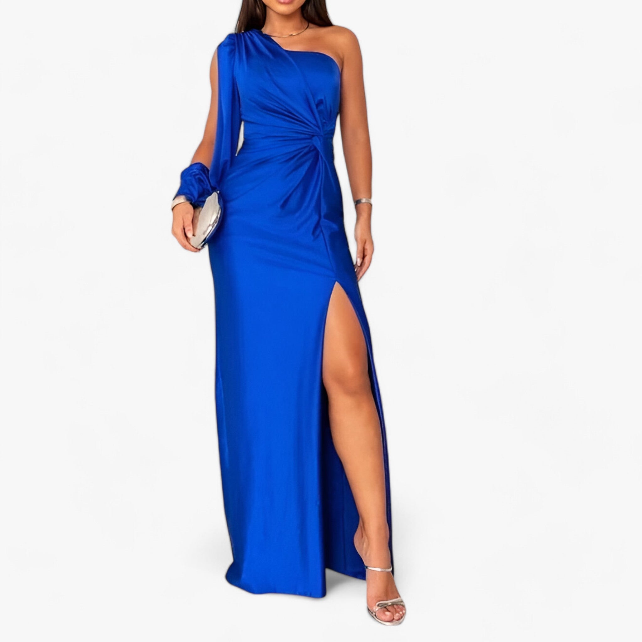 Abito Évora | in seta - Elegante e confortevole - Blu - casual dress casual dresses cute summer dress dress dresses dresses for women 2024 ES DRESSES floral dresses Going out dress Holiday Dress knit_dresses Long Dress Maxi dress Maxi Dresses Party dress party dresses summer dress Wedding guest dress - Concept Palermo