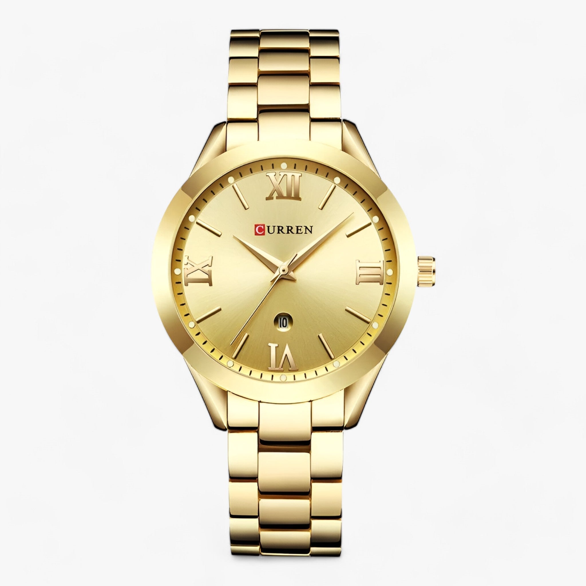 KREATIV | Orologio Elegante da Donna in Acciaio - Design Unico per Ogni Occasione - Oro - accessories women Gifts for women watch for women women women quartz watches women watch wrist watches for women - Concept Palermo