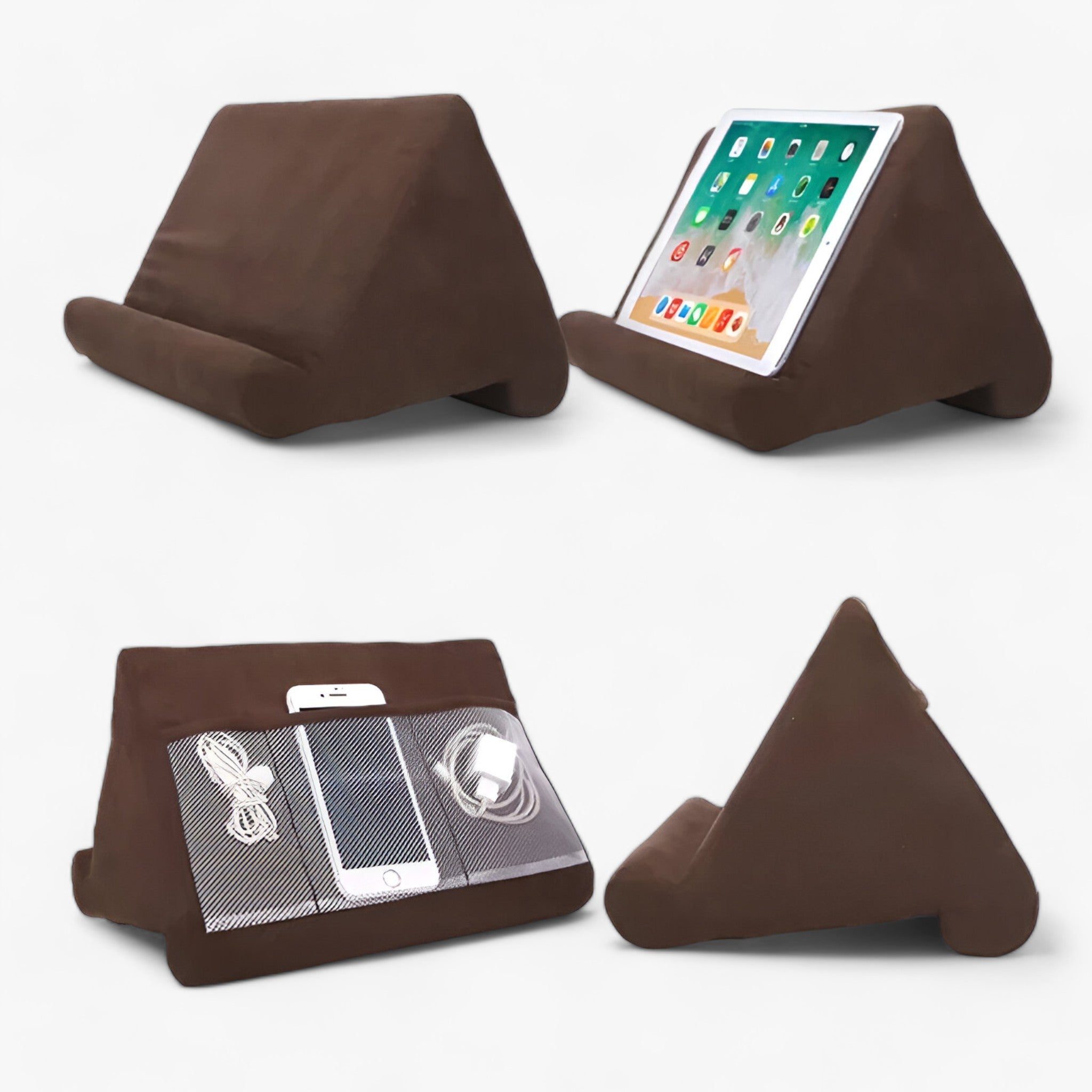 PADREST | Supporto per cuscini – Il compagno perfetto per un utilizzo rilassato dei dispositivi - Marrone - gadgets phone holder - Concept Palermo