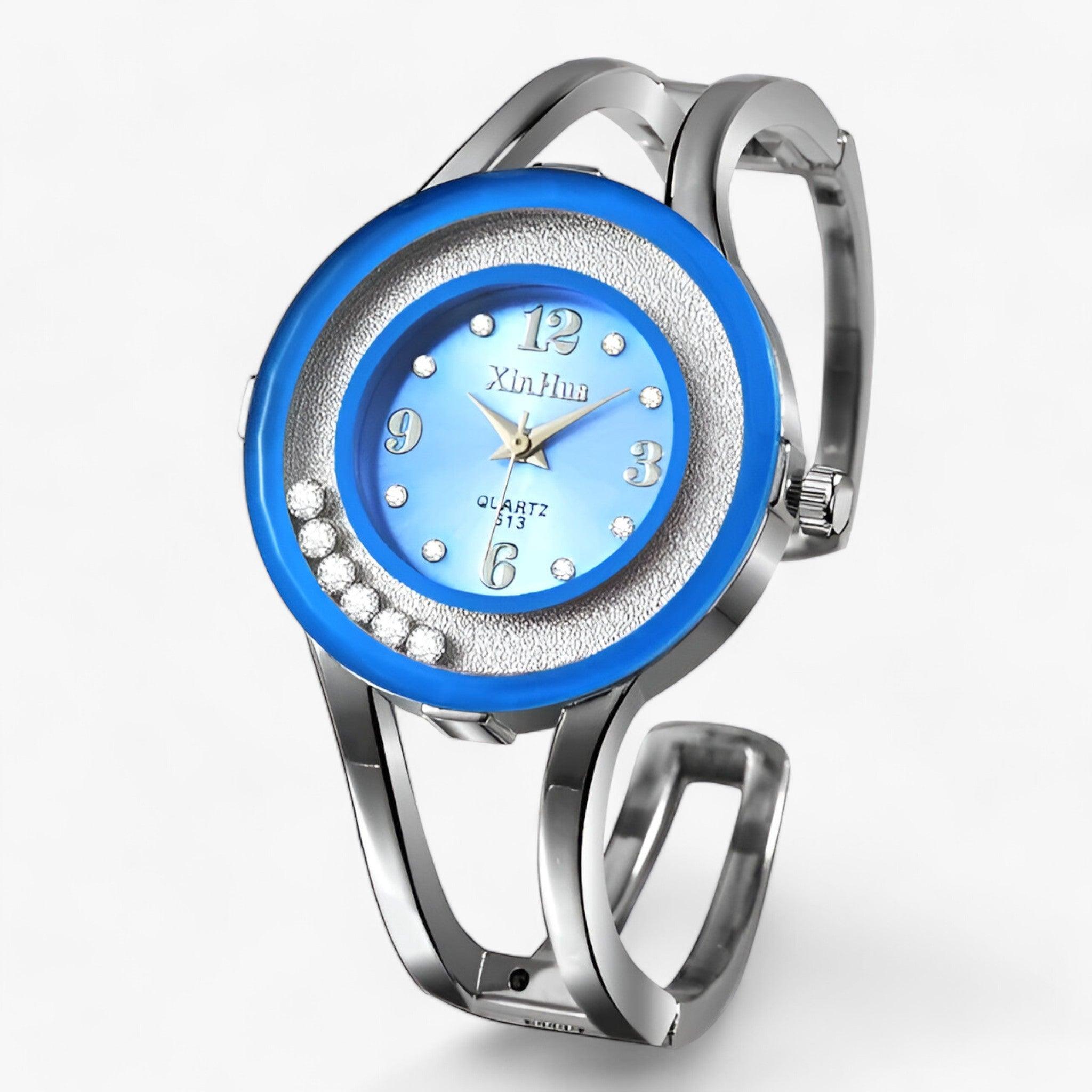 Chiara | Orologio Bangle Modaiolo - Elegante e Stile per Donne - Blu cielo - watches wistwatches - Concept Palermo