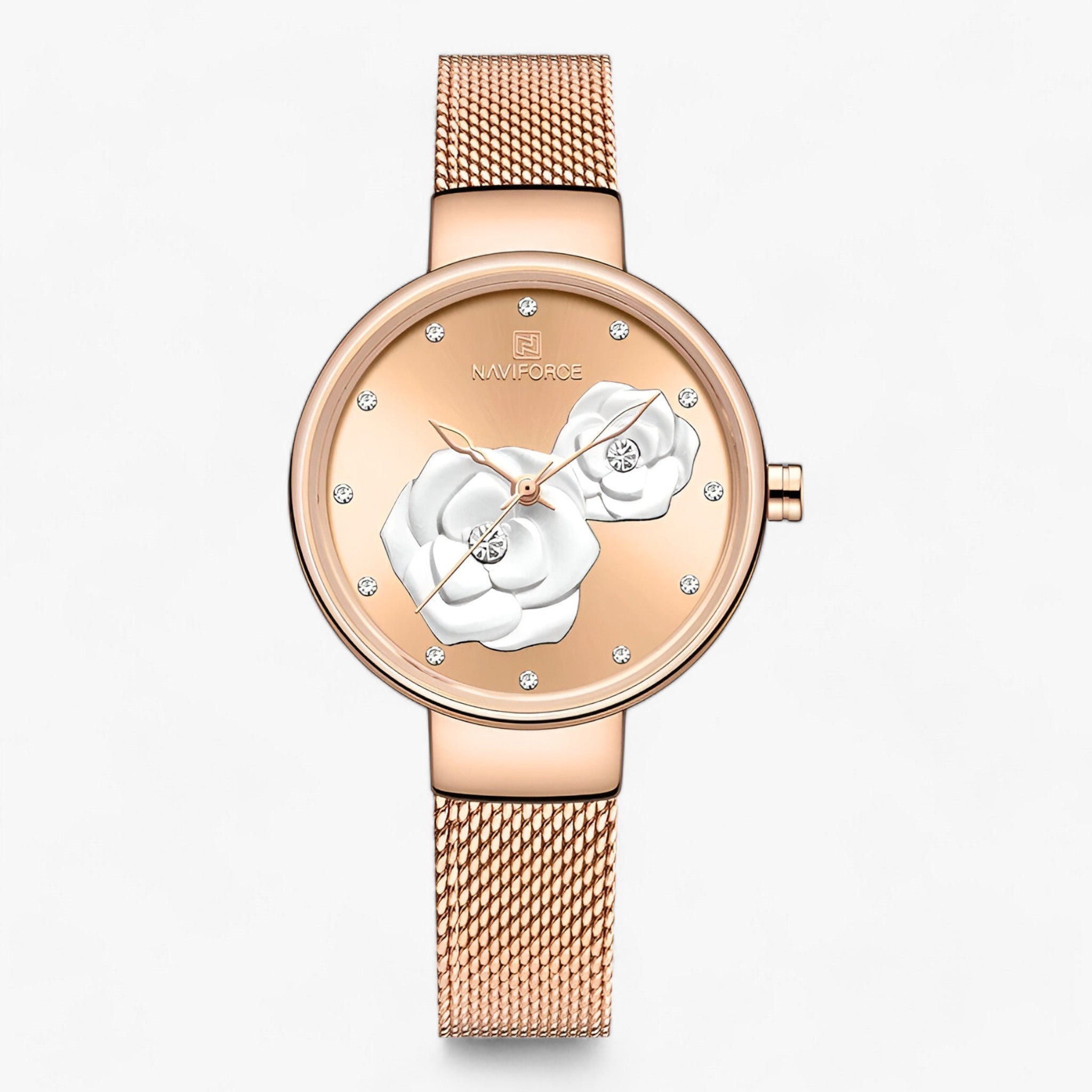 LUXETIME | Orologio in Acciaio Inox con Maglia Singapore - Eleganza Senza Tempo per Ogni Occasione - Oro - accessories women Gifts for women women women watch wrist watches for women - Concept Palermo