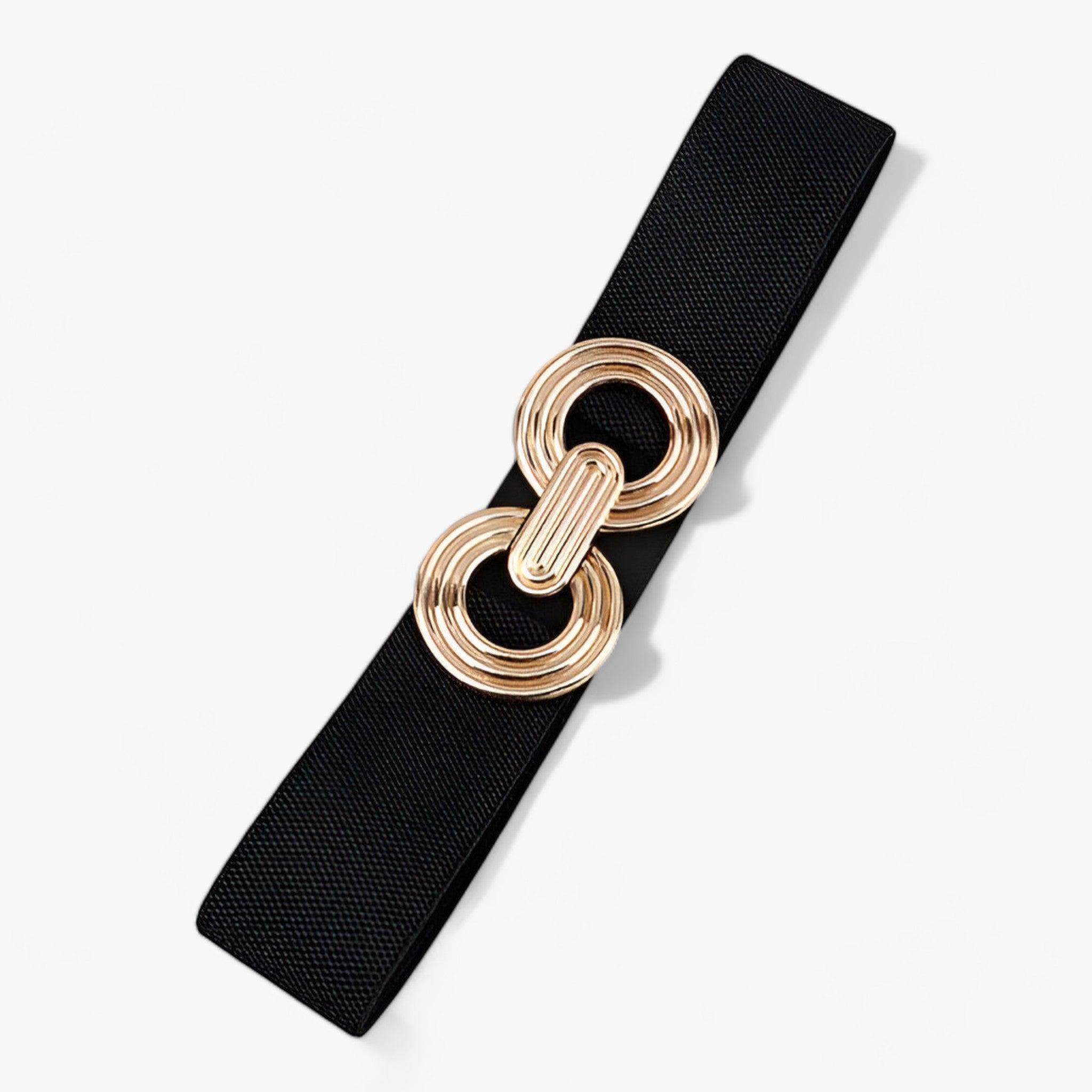 Chic | Elastico in vita - Perfetto per le feste e l'uso quotidiano - Nero - ADULT Belts China (mainland) fashion Geometric Polyester WOMEN women belts - Concept Palermo