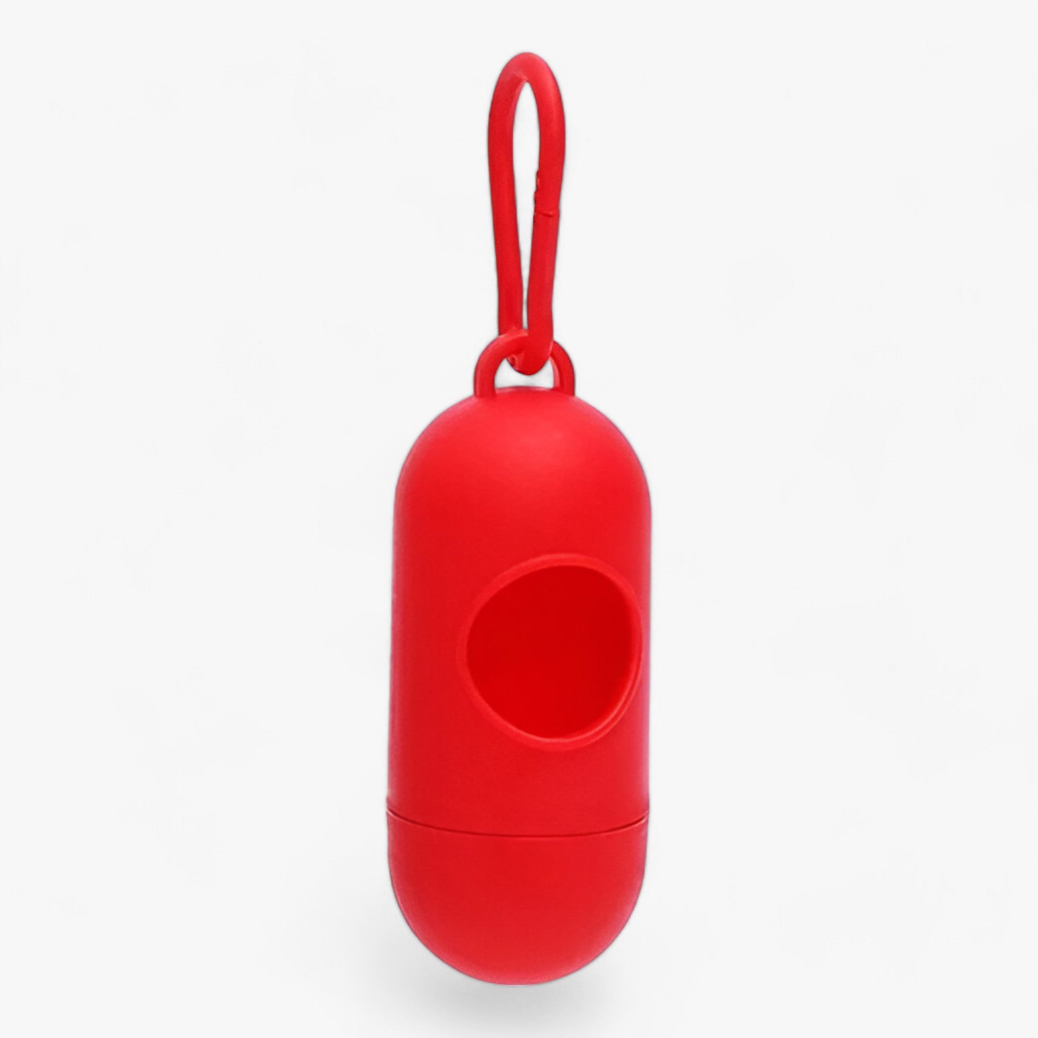 Sam | Distributore portatile di sacchetti per escrementi di cane - Soluzione ideale per lo smaltimento senza sforzo dei rifiuti del tuo animale domestico - Rosso Spalline senza borsa - DOG POOP BAG DISPENCER TRASH SACK CASE DOG SUPPLIES - Concept Palermo