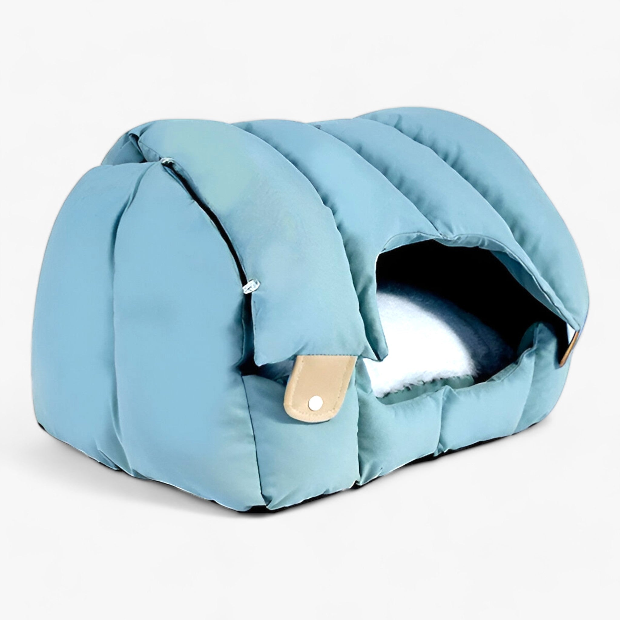 Letto per gatti a forma di arco di DOUILLET - Il rifugio perfetto per il massimo comfort dei vostri amici felini! - Blu - pet - Concept Palermo