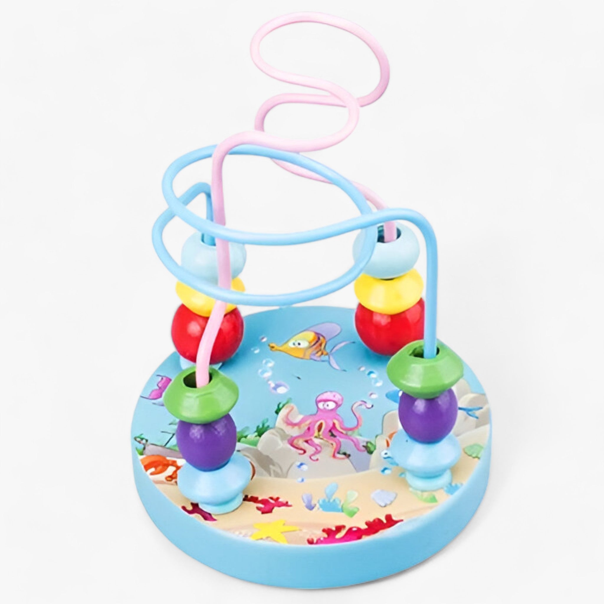 Scopri il Mini Labirinto Montessori in Legno - Un Giocattolo Educativo e Divertente per Sviluppare la Mente dei Tuoi Bambini! - Oceano - BABIES baby baby unisex - Concept Palermo