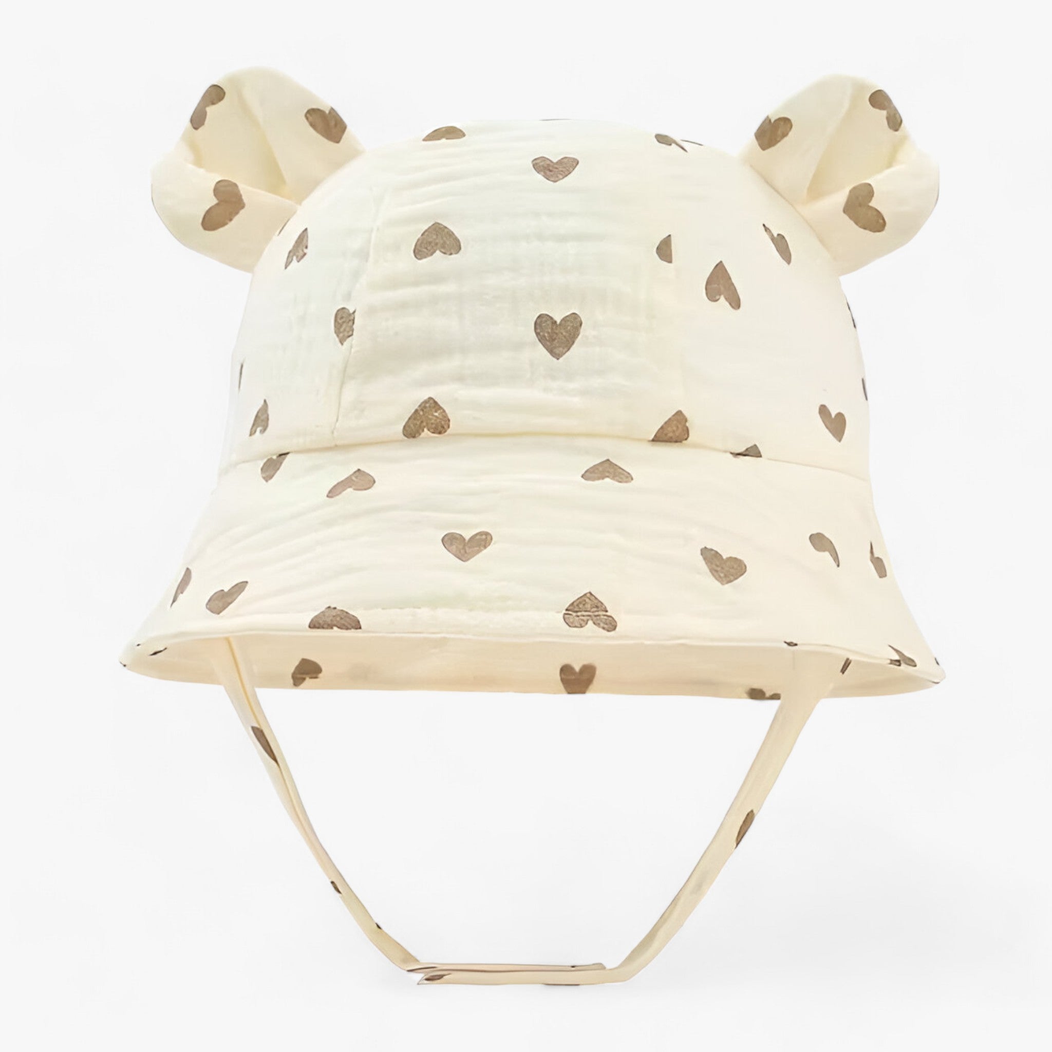 Adele | Charmante Cappello da Sole per Bambino - Ideale per Proteggere durante le Avventure all'Aperto - Cuore I - baby hat hat for baby Sun Hats - Concept Palermo