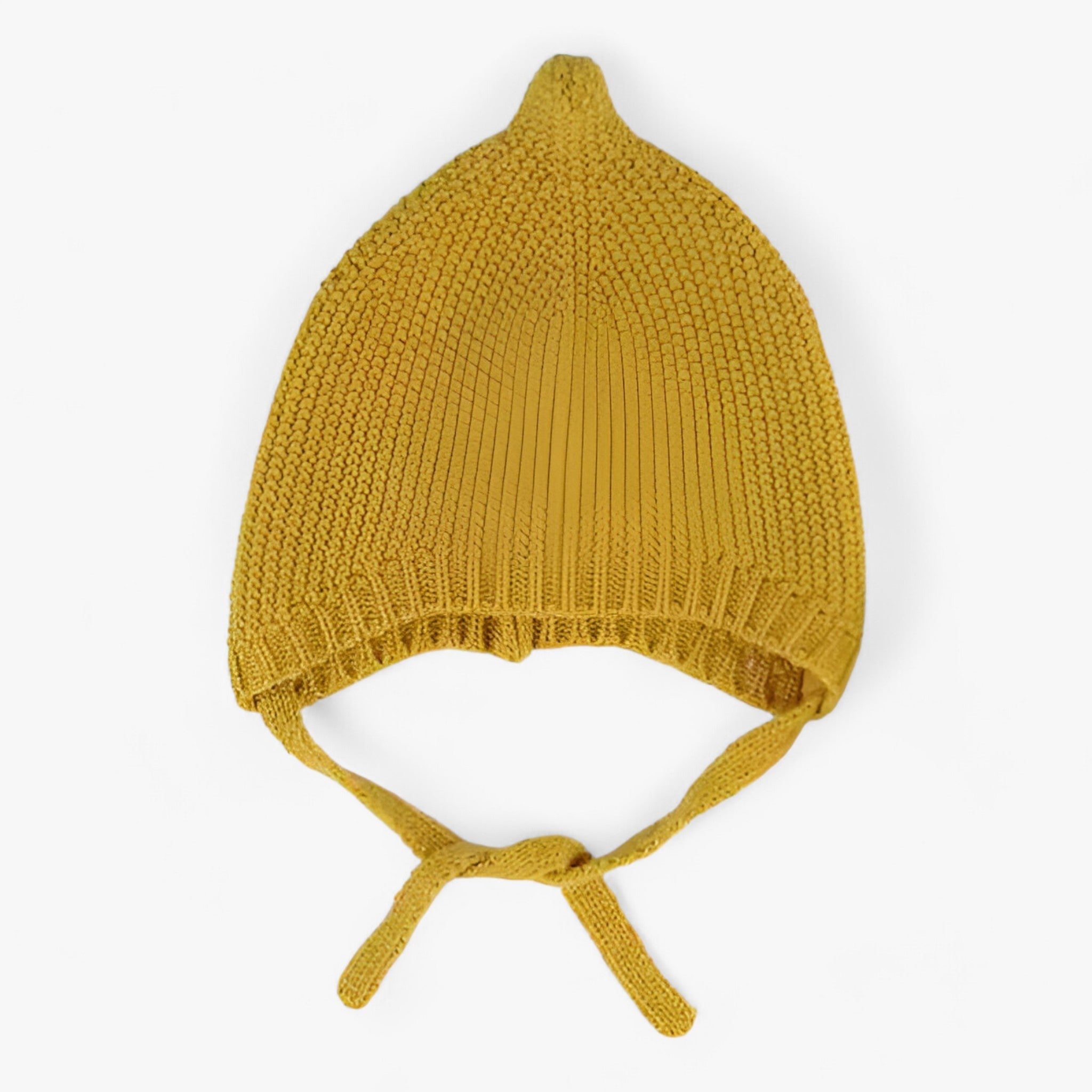 Cappello per Bambini Tricotato Theresa - Confortevole e Caldo per Proteggere le Piccole Orecchie Questo Inverno - Giallo A - baby hair accessories baby hat - Concept Palermo